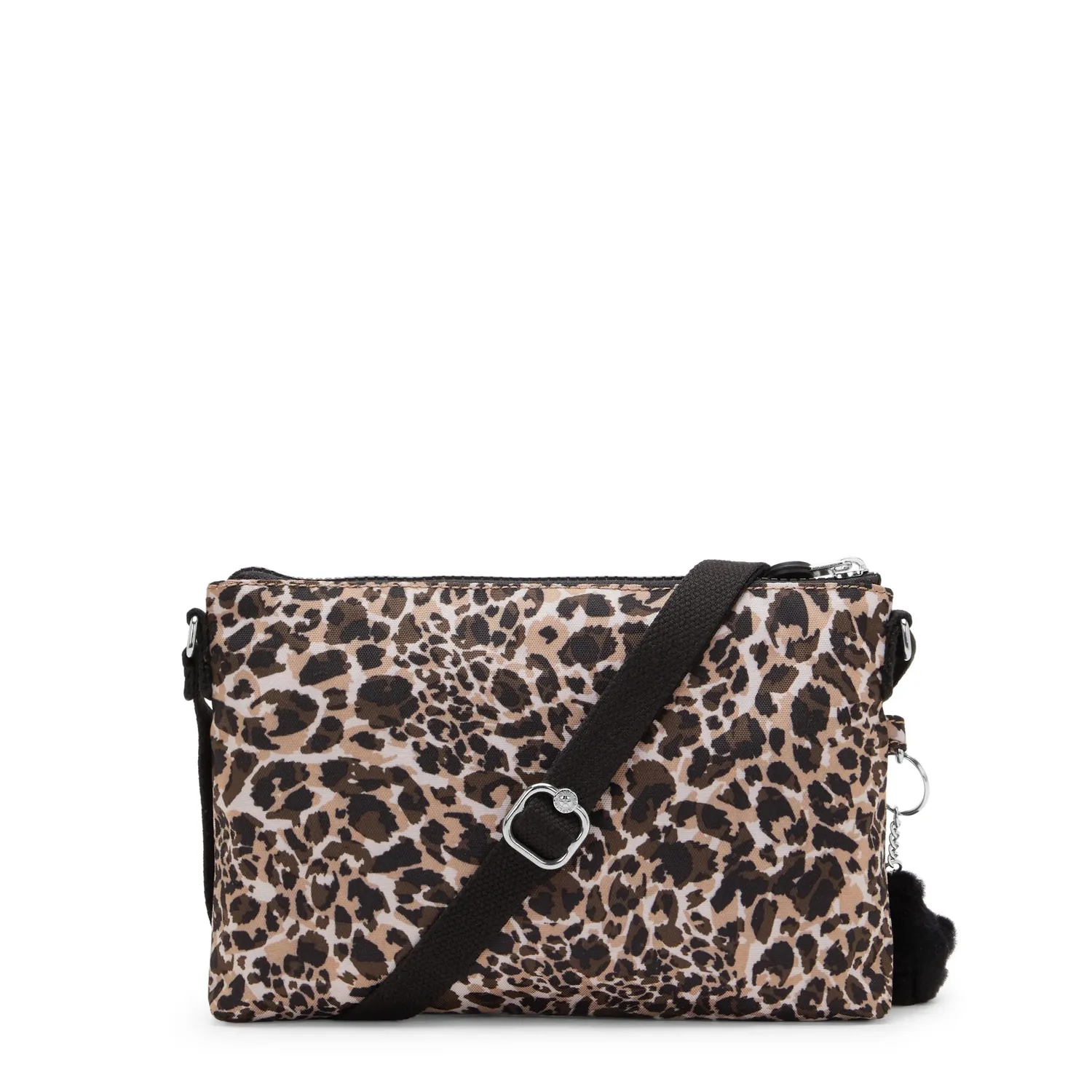 Kipling Mikaela schoudertas klein Rustic Cheetah print