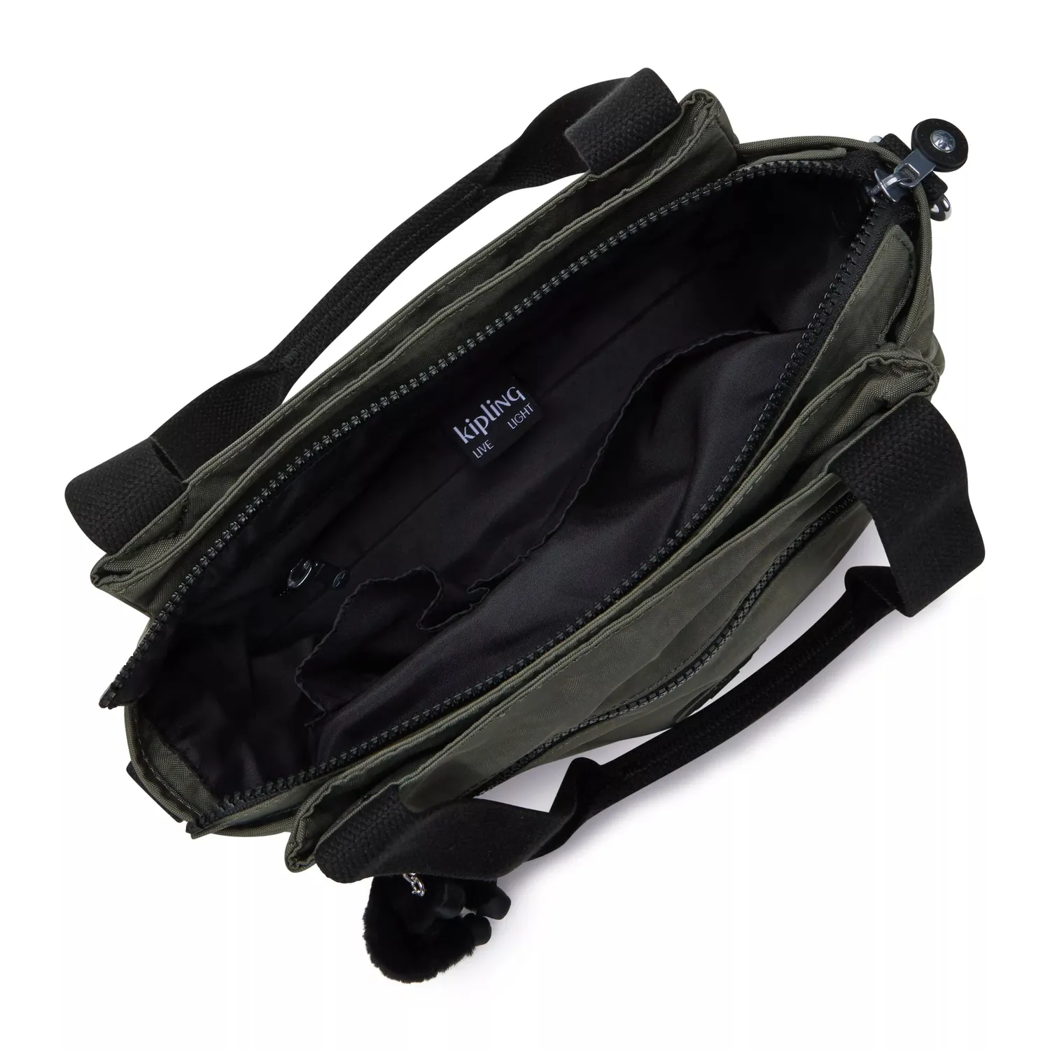 Kipling Elysia schoudertas Medium Green Moss handtas