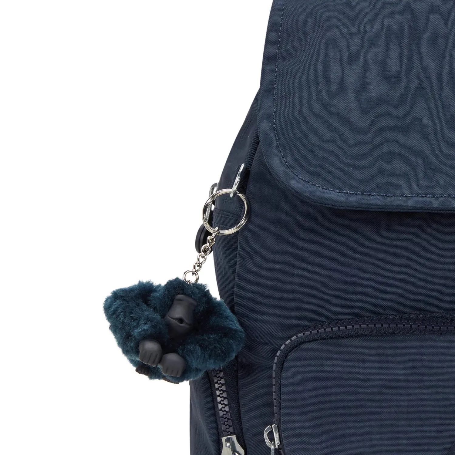 Kipling City Zip S rugzak Blue Bleu 2 klein met veel vakken