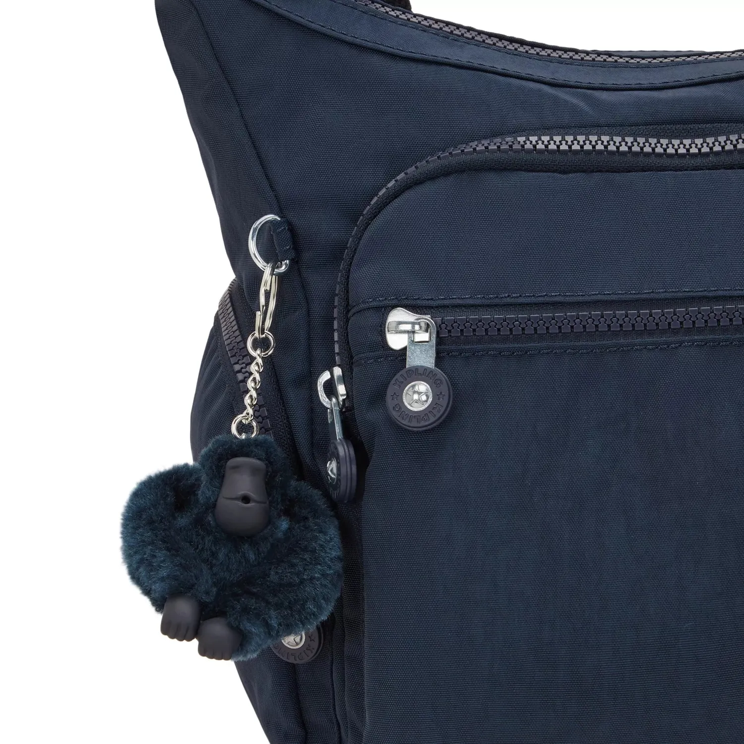 Kipling Gabbie crossbody tas Blue Bleu 2 Medium met vakindeling