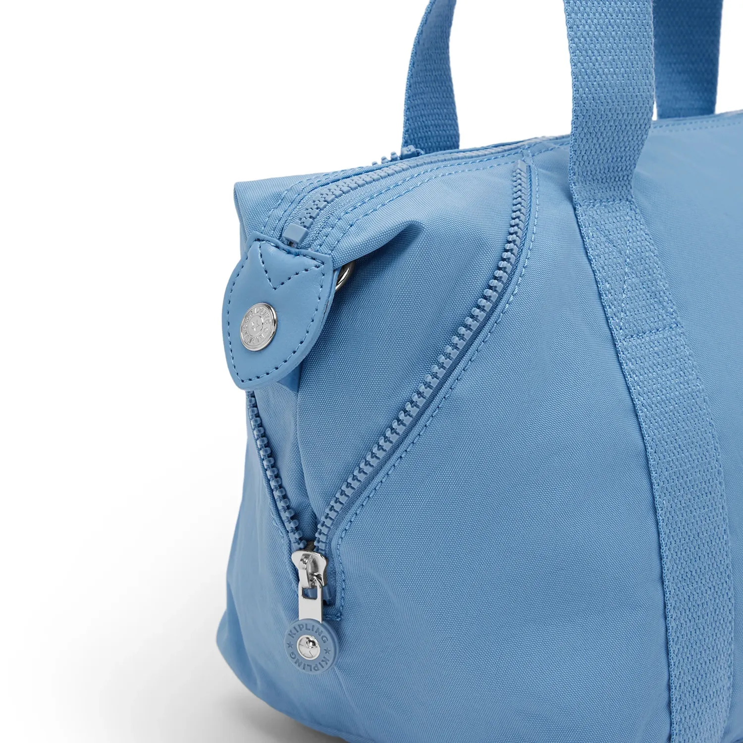 Kipling Art Mini schoudertas Vintage Blue Klein handgrepen