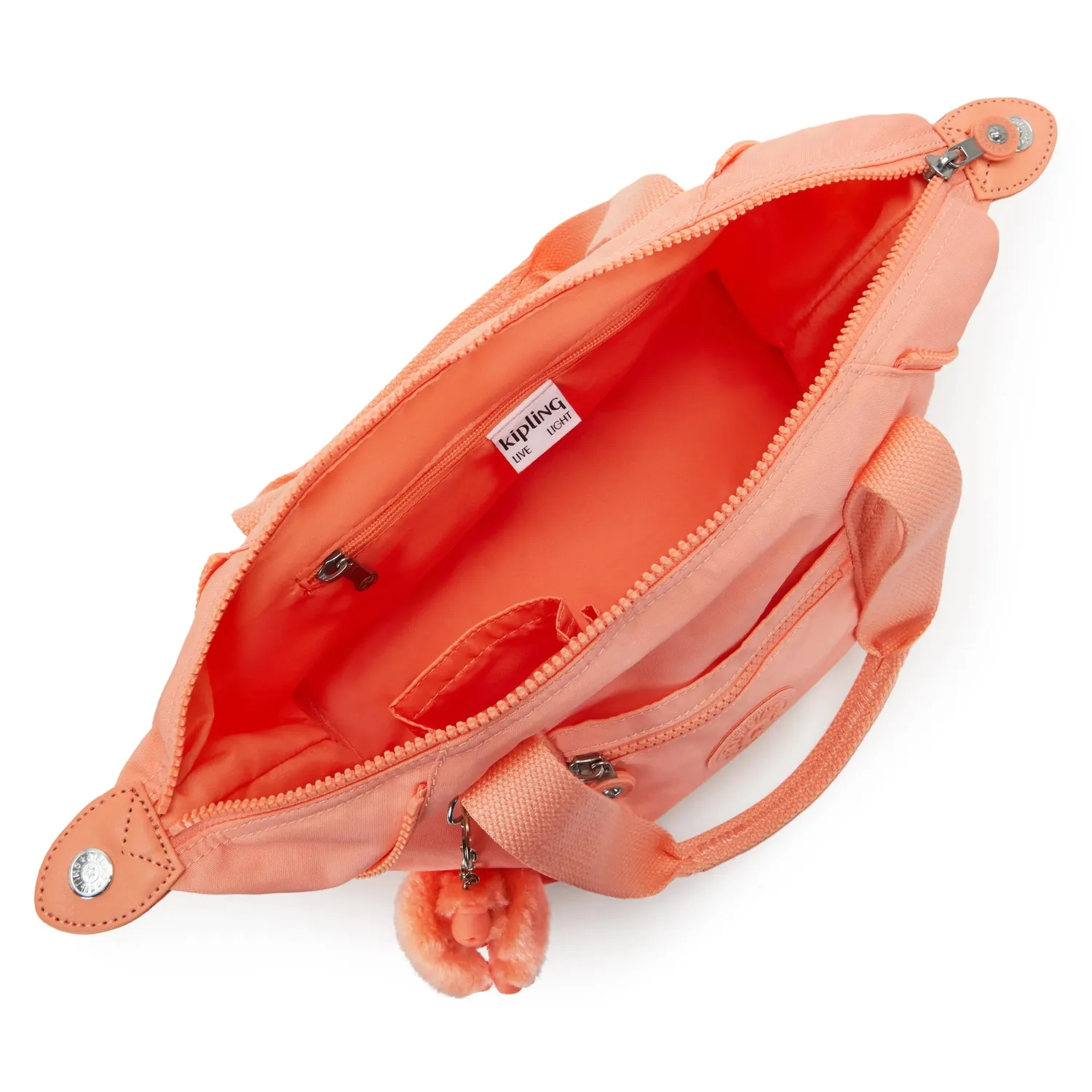 Kipling Art Mini schoudertas Pinky Orange klein waterafstotend