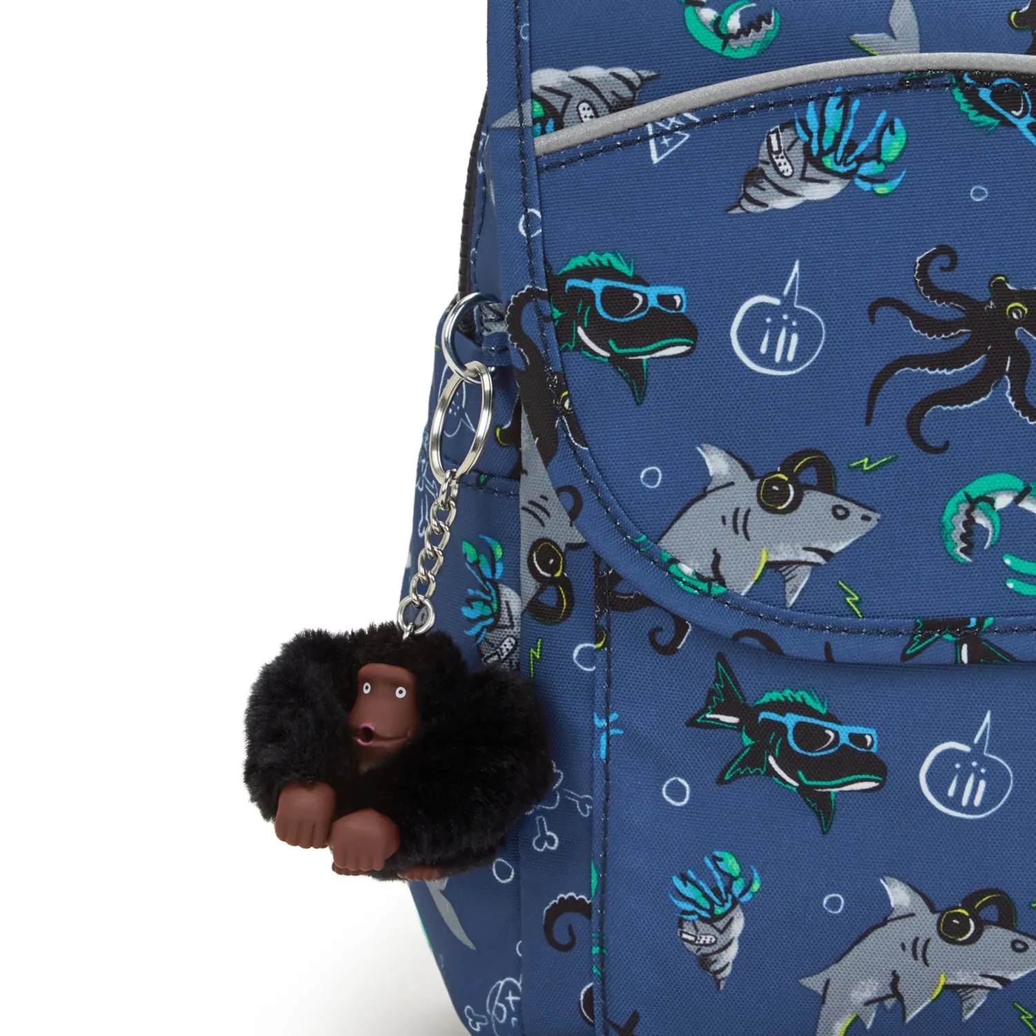 Kipling Codie S rugzak Undersea Party klein print