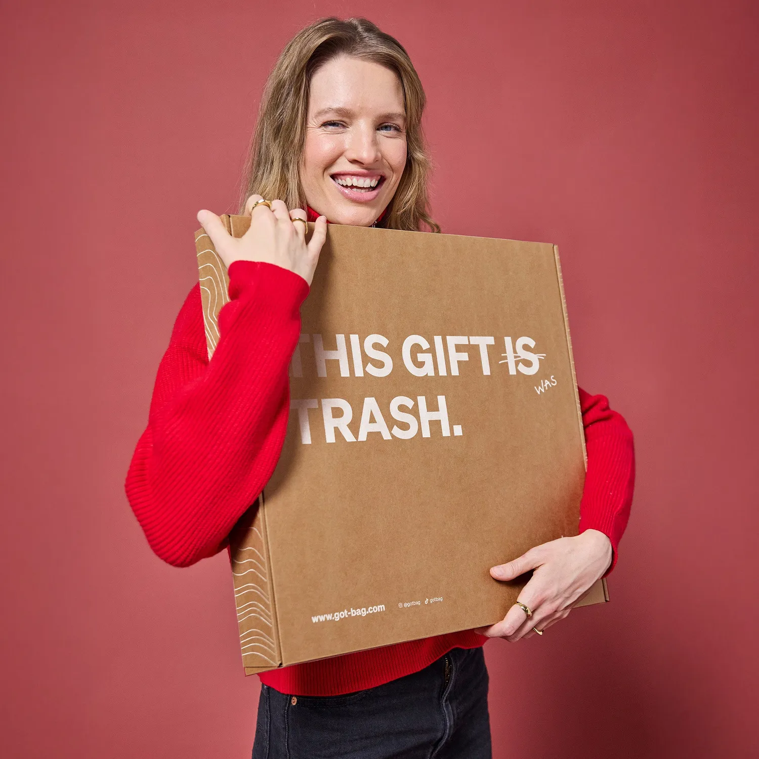Got Bag Geschenkbox cadeauverpakking print gerecycled karton