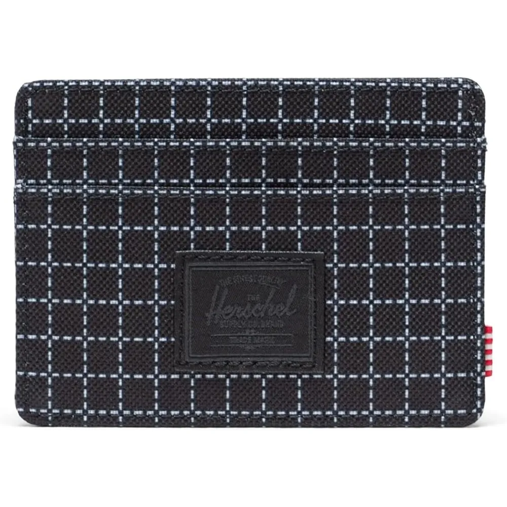 Herschel Charlie Cardholder portemonnee Black Tonal zwart