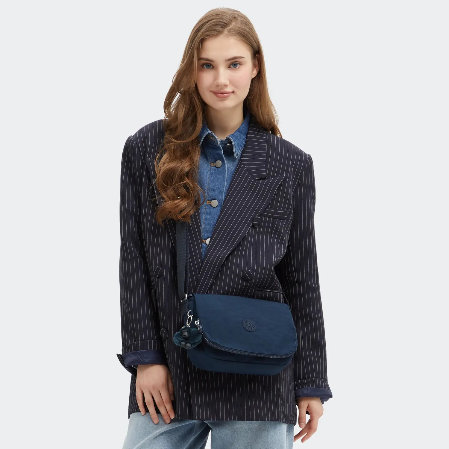 Kipling Earthbeat S crossbody Blue Bleu 2 Klein verstelbaar