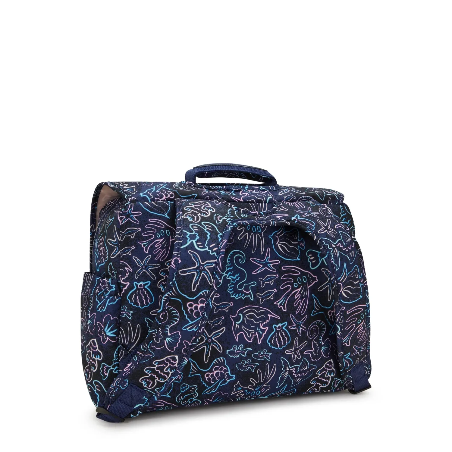 Kipling Codie M rugzak Disco Fish medium A4 flessen