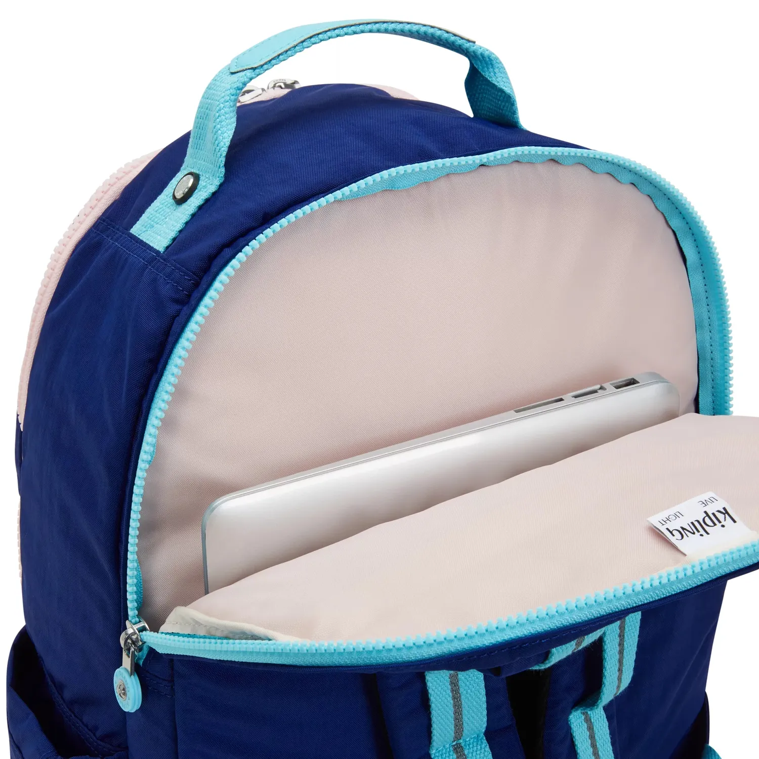 Kipling Seoul College rugzak Groot Solar Navy Combo 15 inch