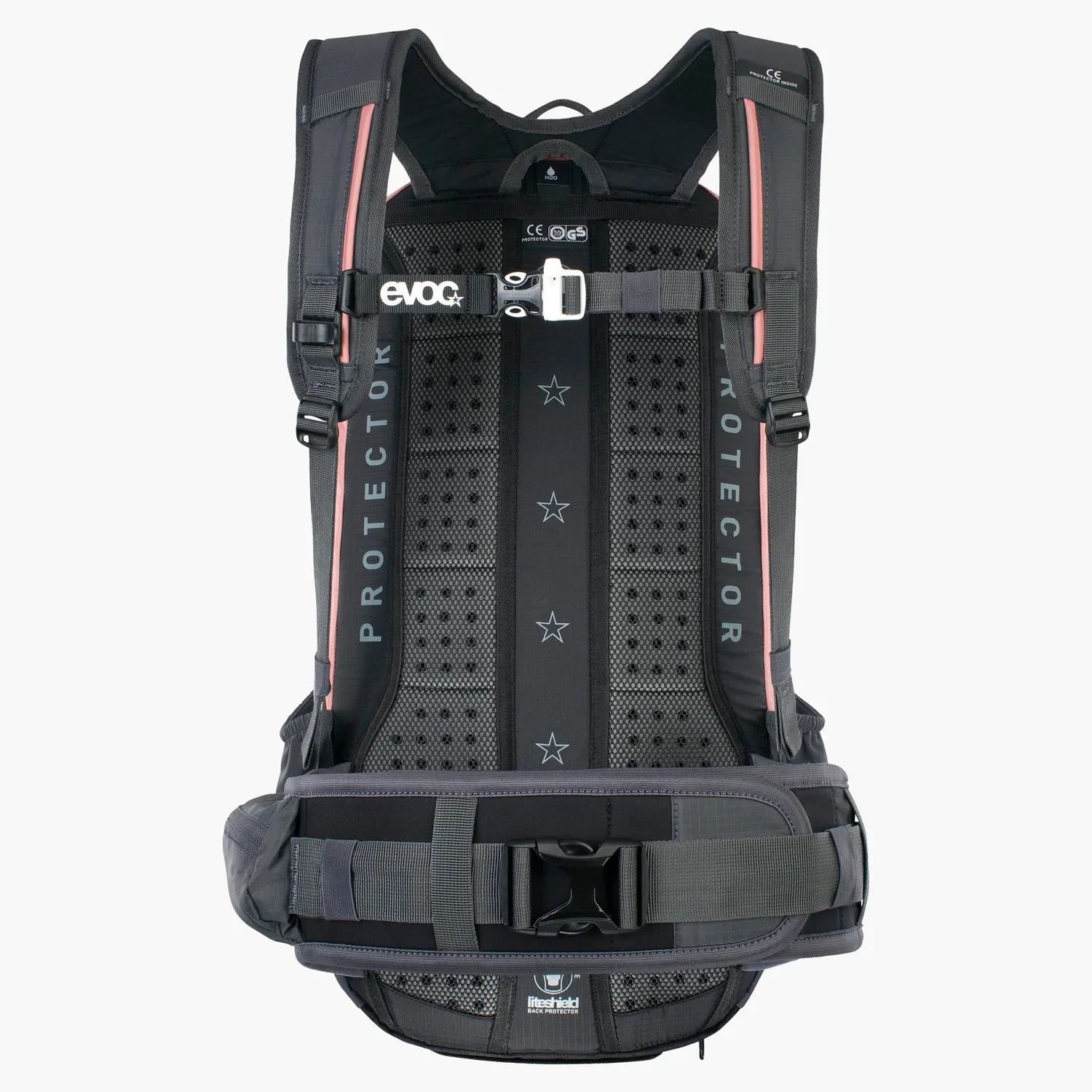 Evoc FR Enduro 16 rugzak stone 16L met protector
