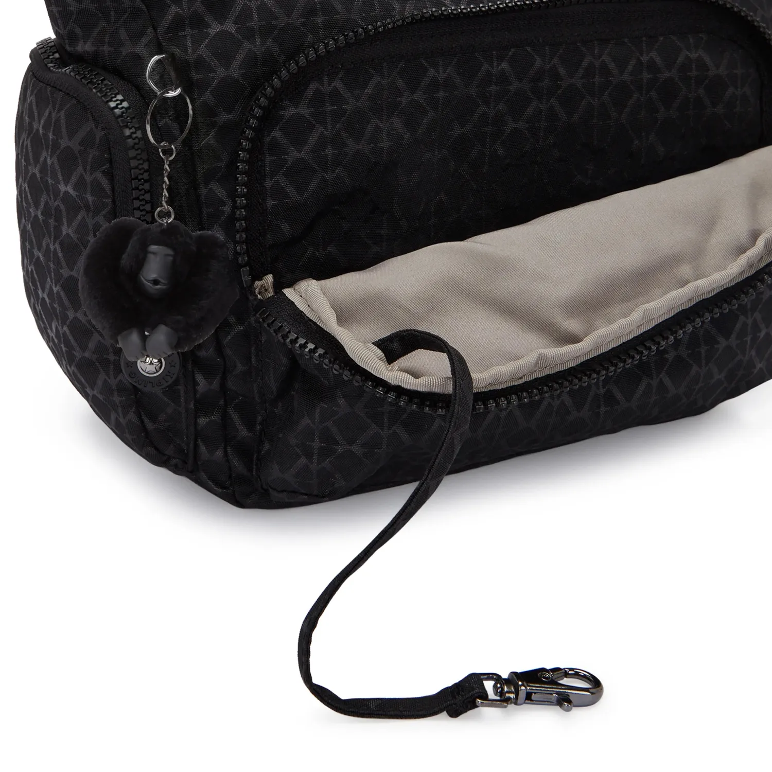 Kipling Gabb S crossbodytas Medium Signature Emb met print
