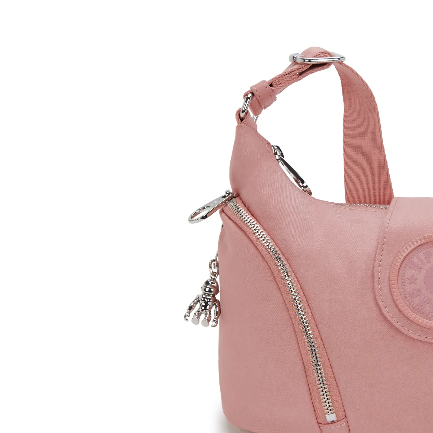 Kipling Sera M crossbodytas Rose Spice medium met ritsvakken