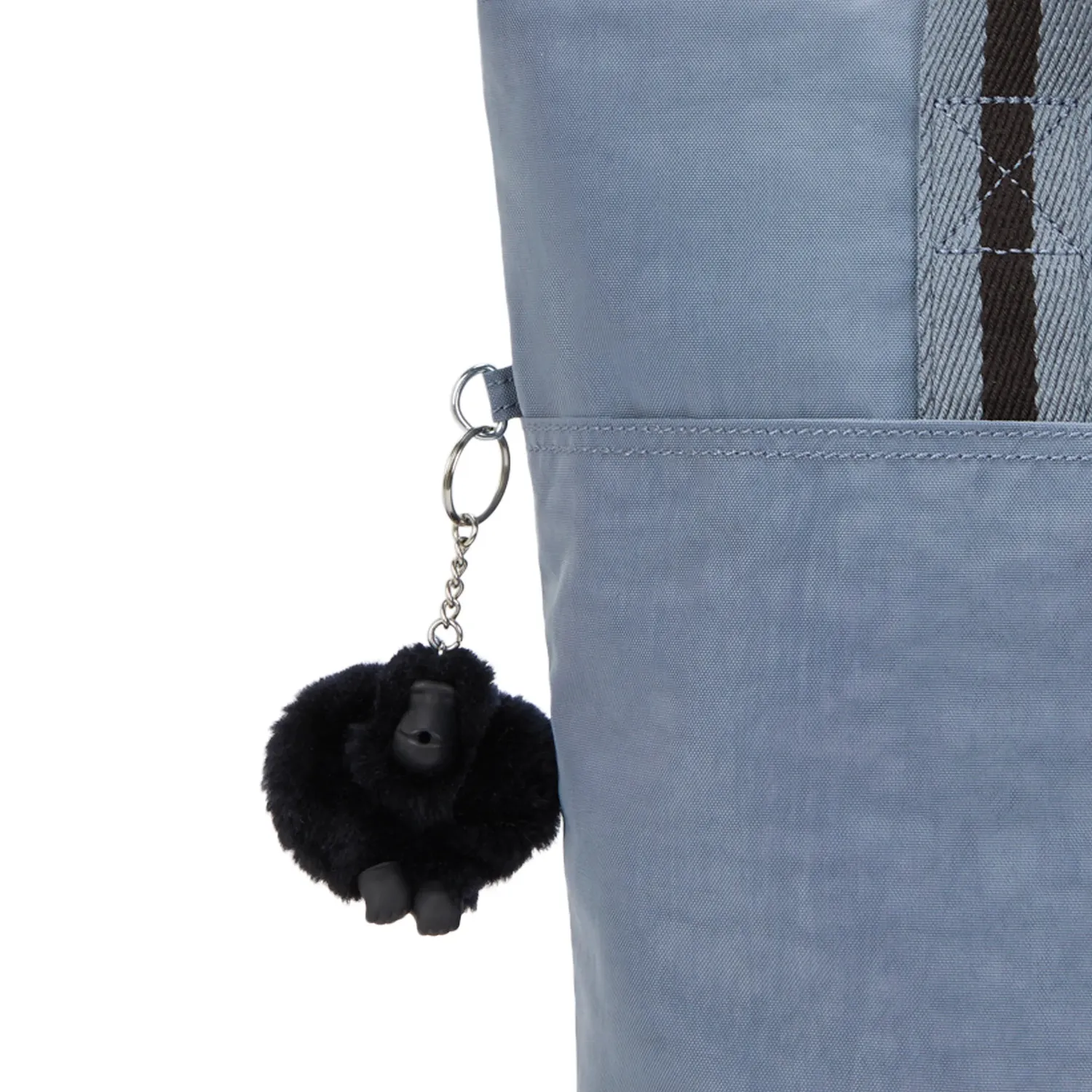 Kipling Hanifa handtas groot Blue Stone laptopvak 15 inch