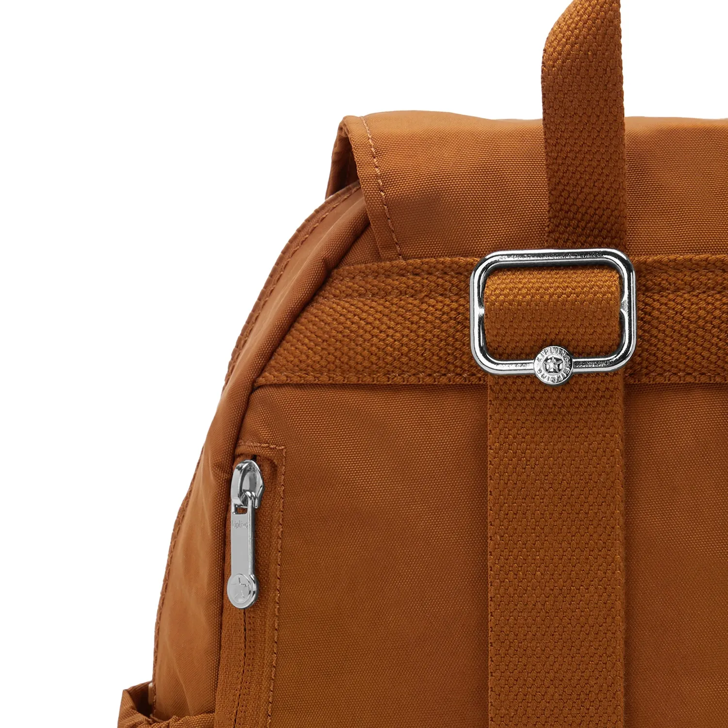 Kipling City Pocket S rugzak Klein Stylish Mokka klepsluiting