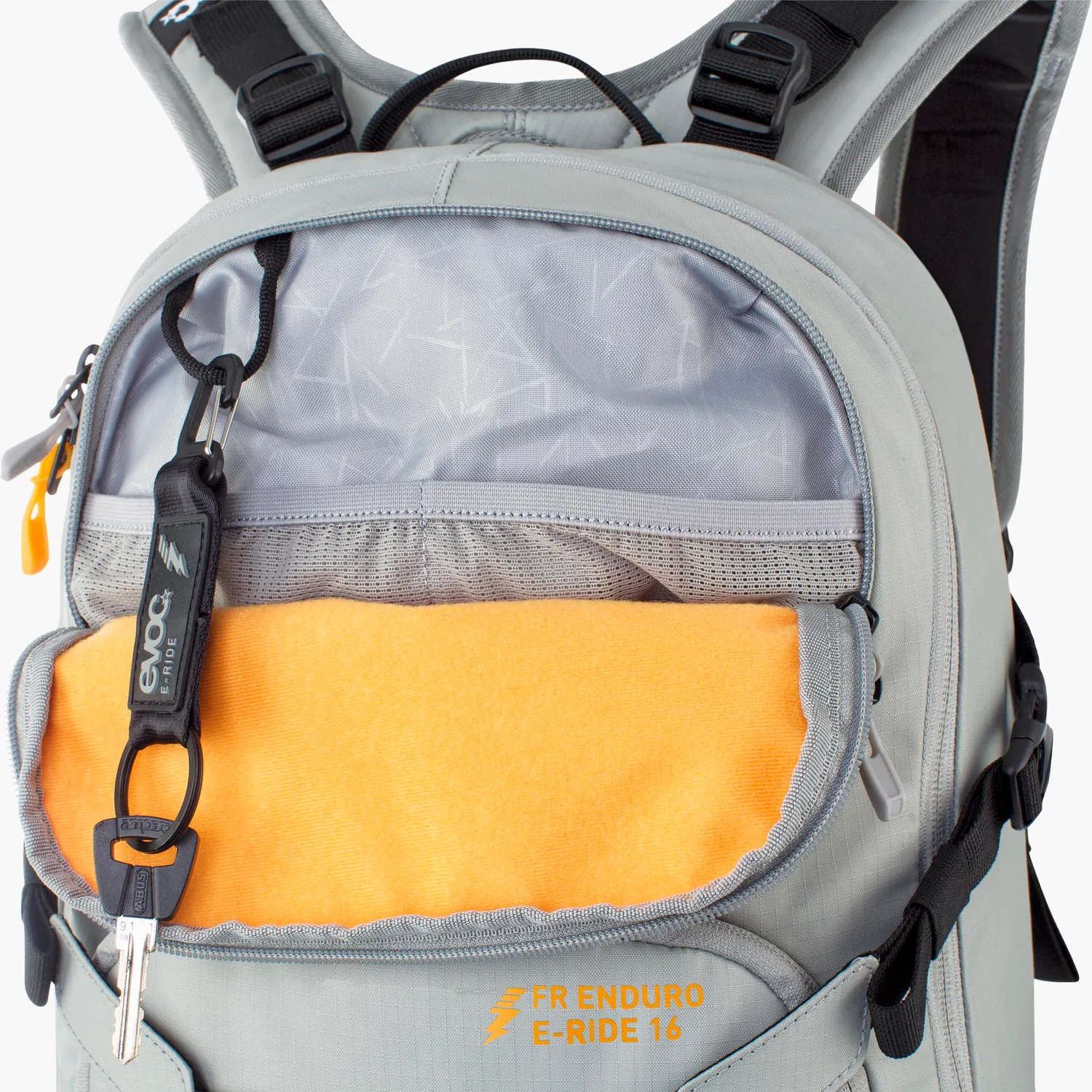 Evoc FR Enduro E-Ride 16 rugzak protector stone M/L