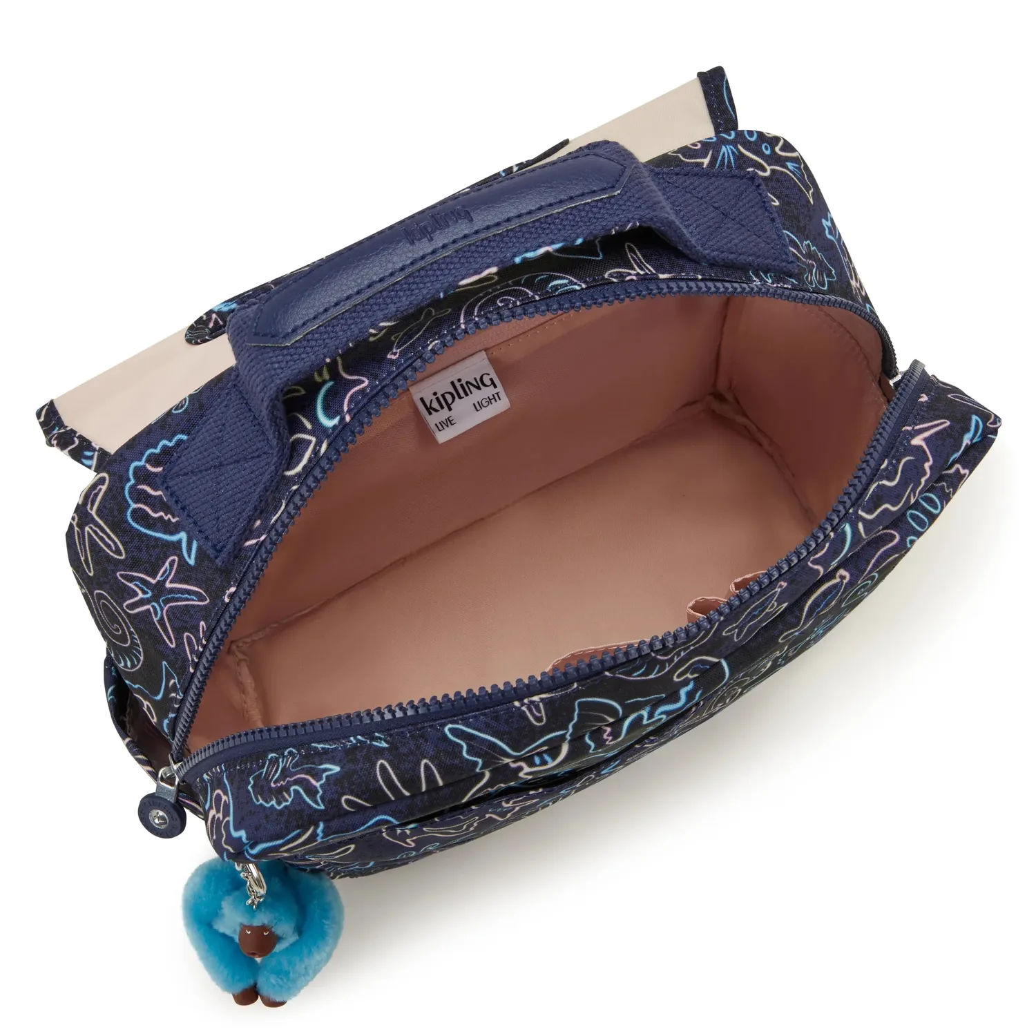 Kipling Codie S rugzak Klein Disco Fish schooltas