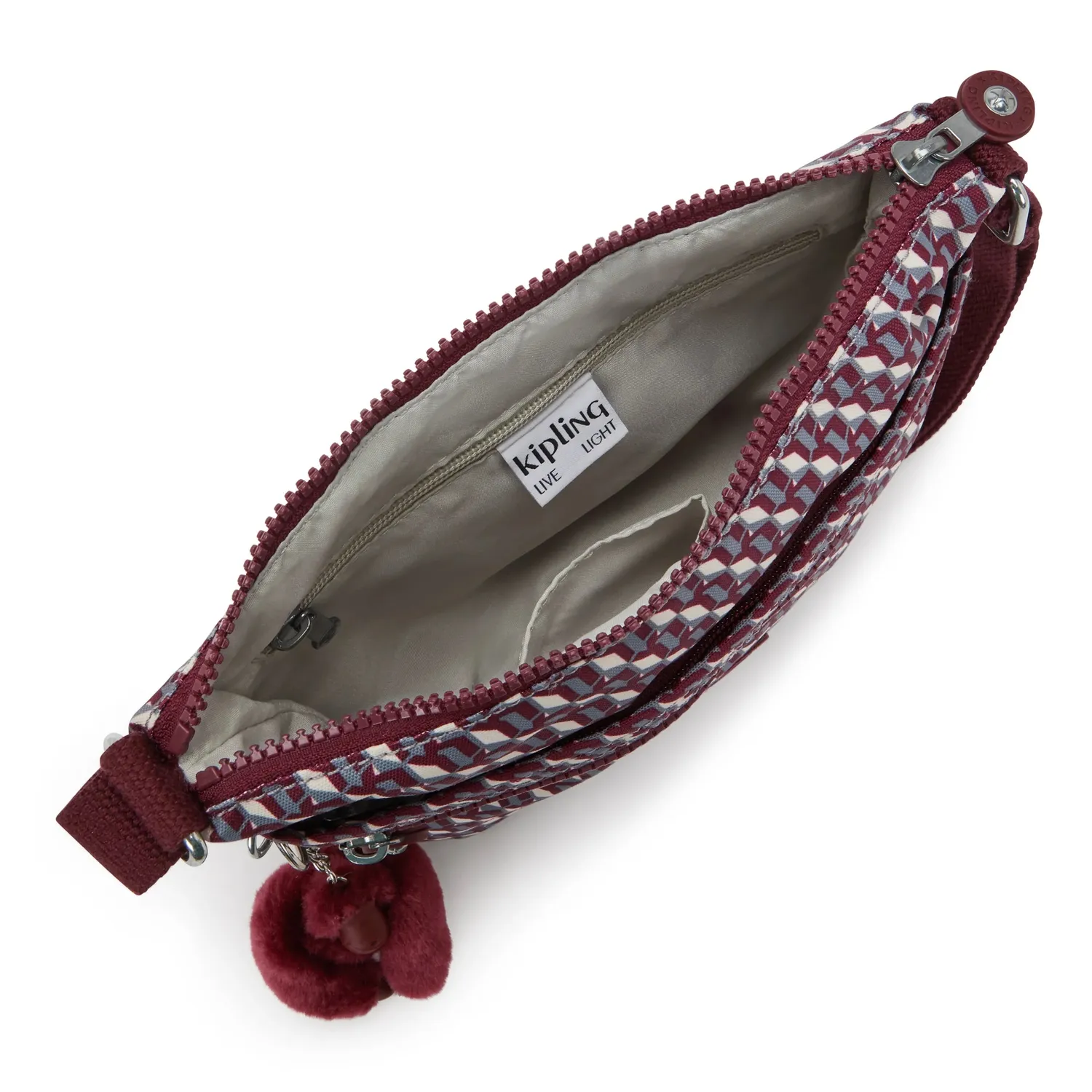 Kipling Arto S crossbody 3DK klein met sleutelclip