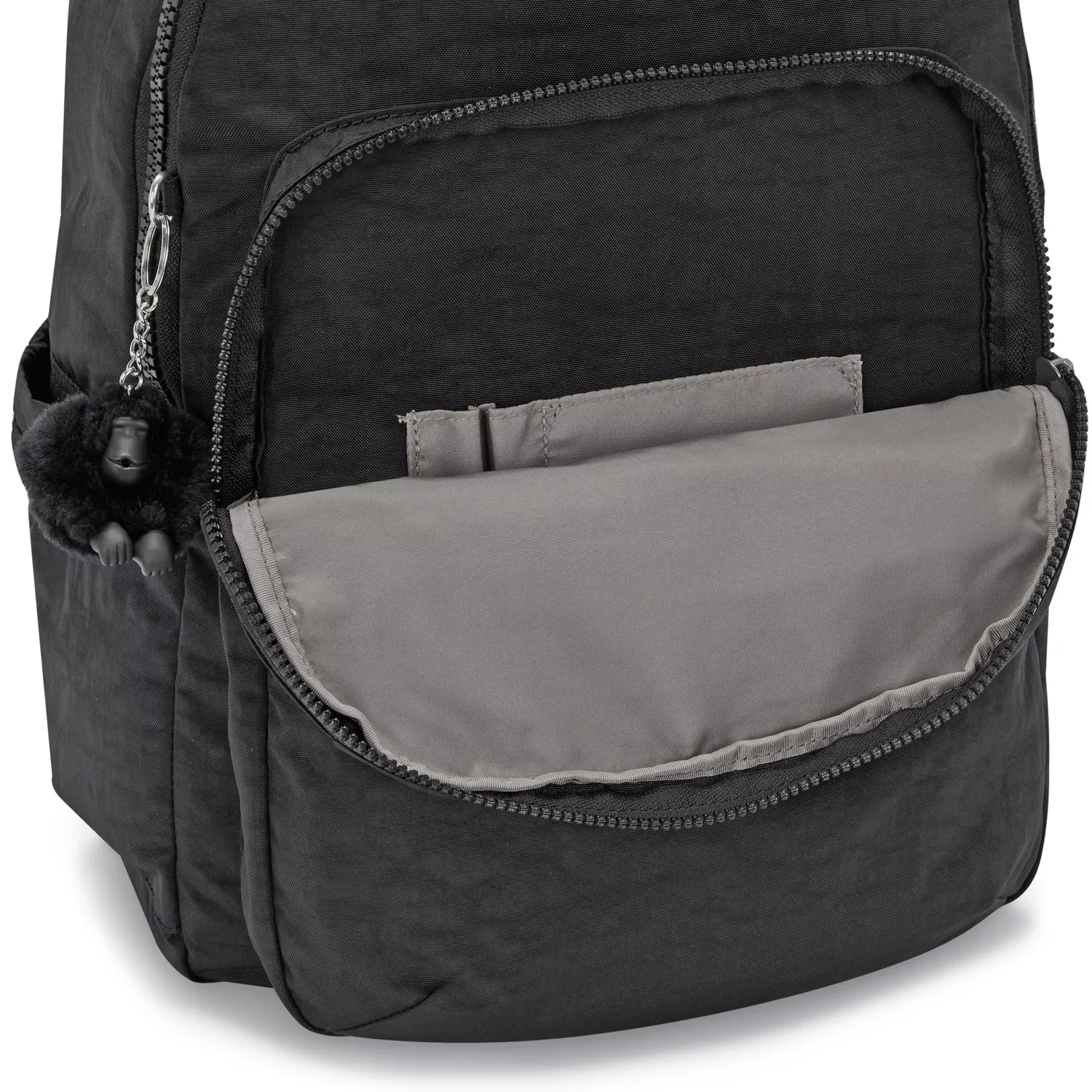 Kipling Seoul rugzak Groot Black Noir 15 inch laptopvak