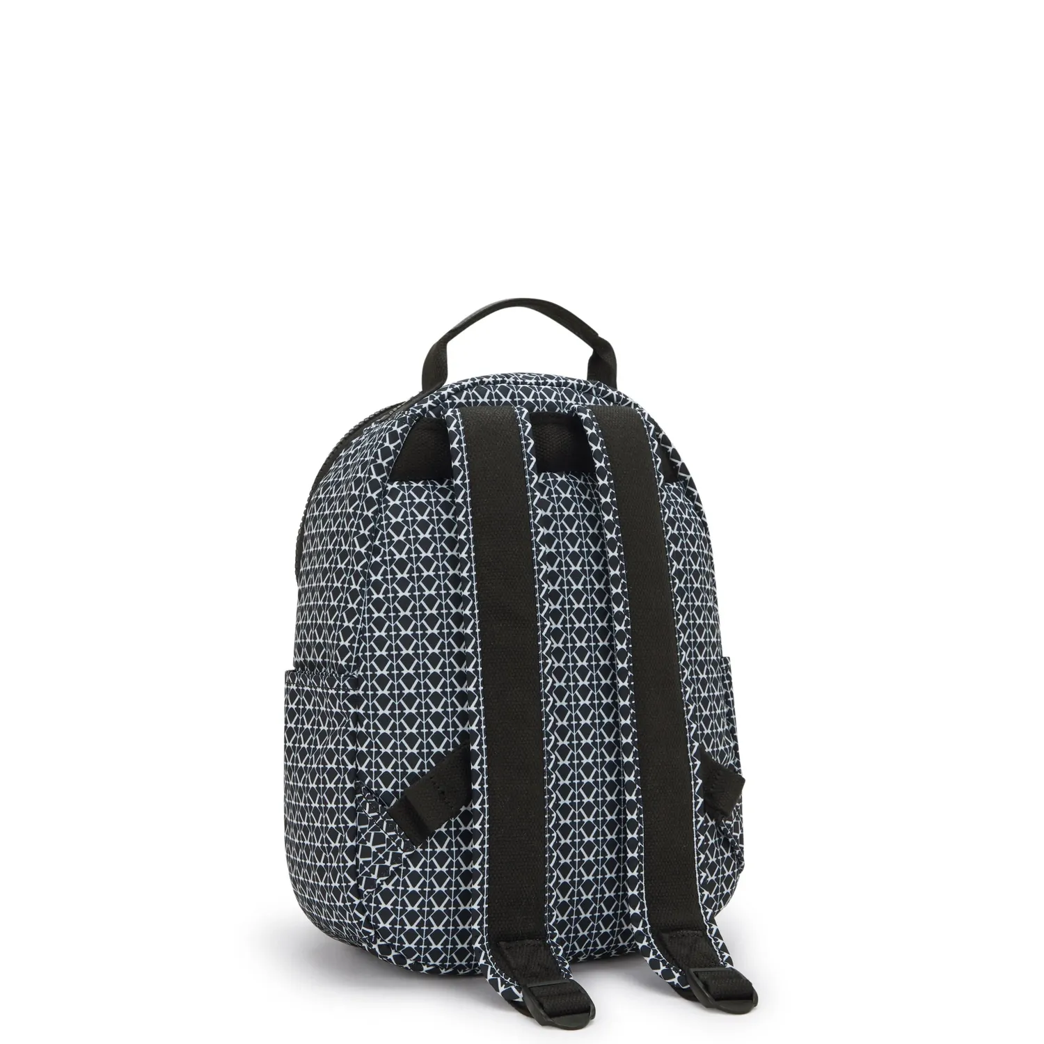 Kipling Seoul S kleine rugzak Signature Print met 11 inch vak
