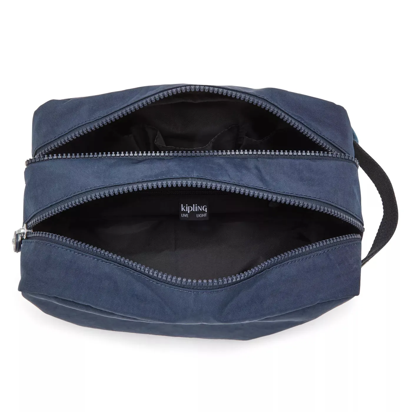 Kipling Agot medium toilettas blue bleu 2 waterafstotend