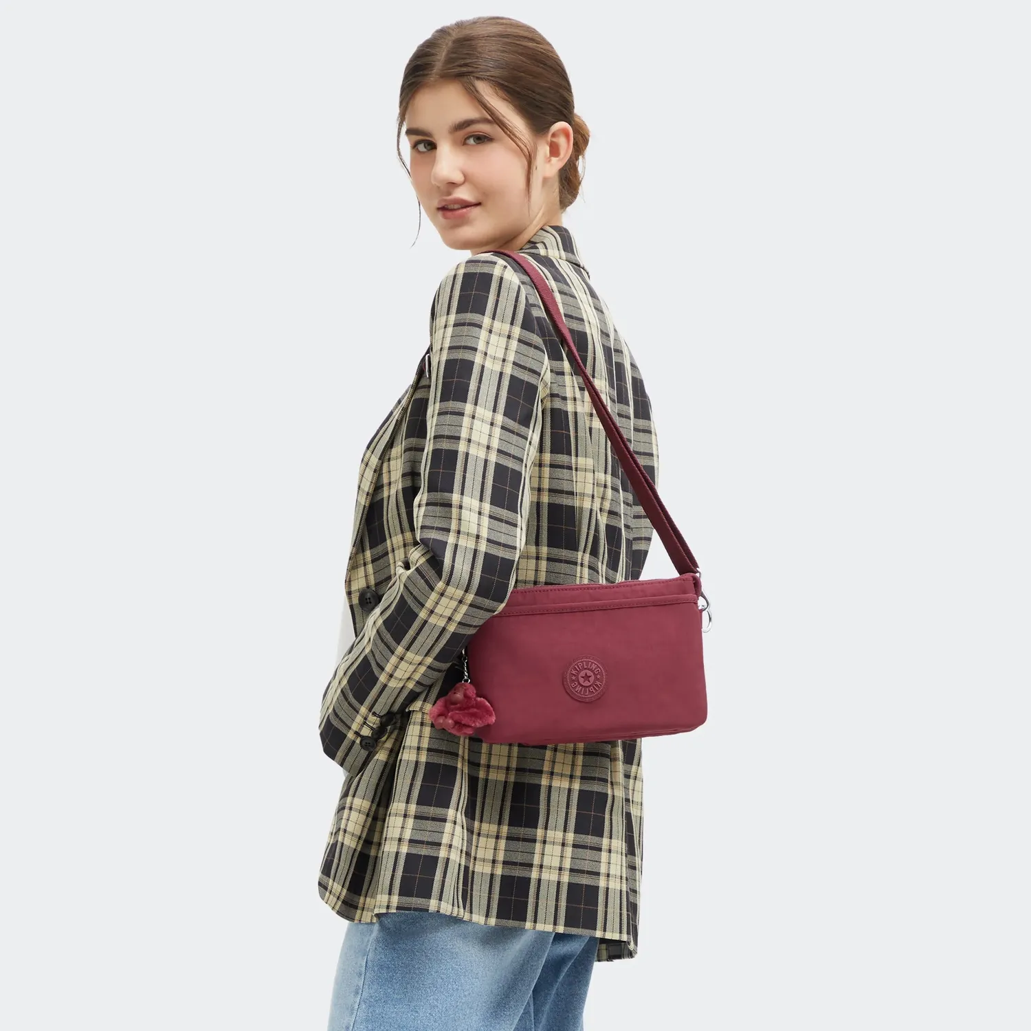 Kipling Riri crossbodytas klein Lounge Wine waterafstotend