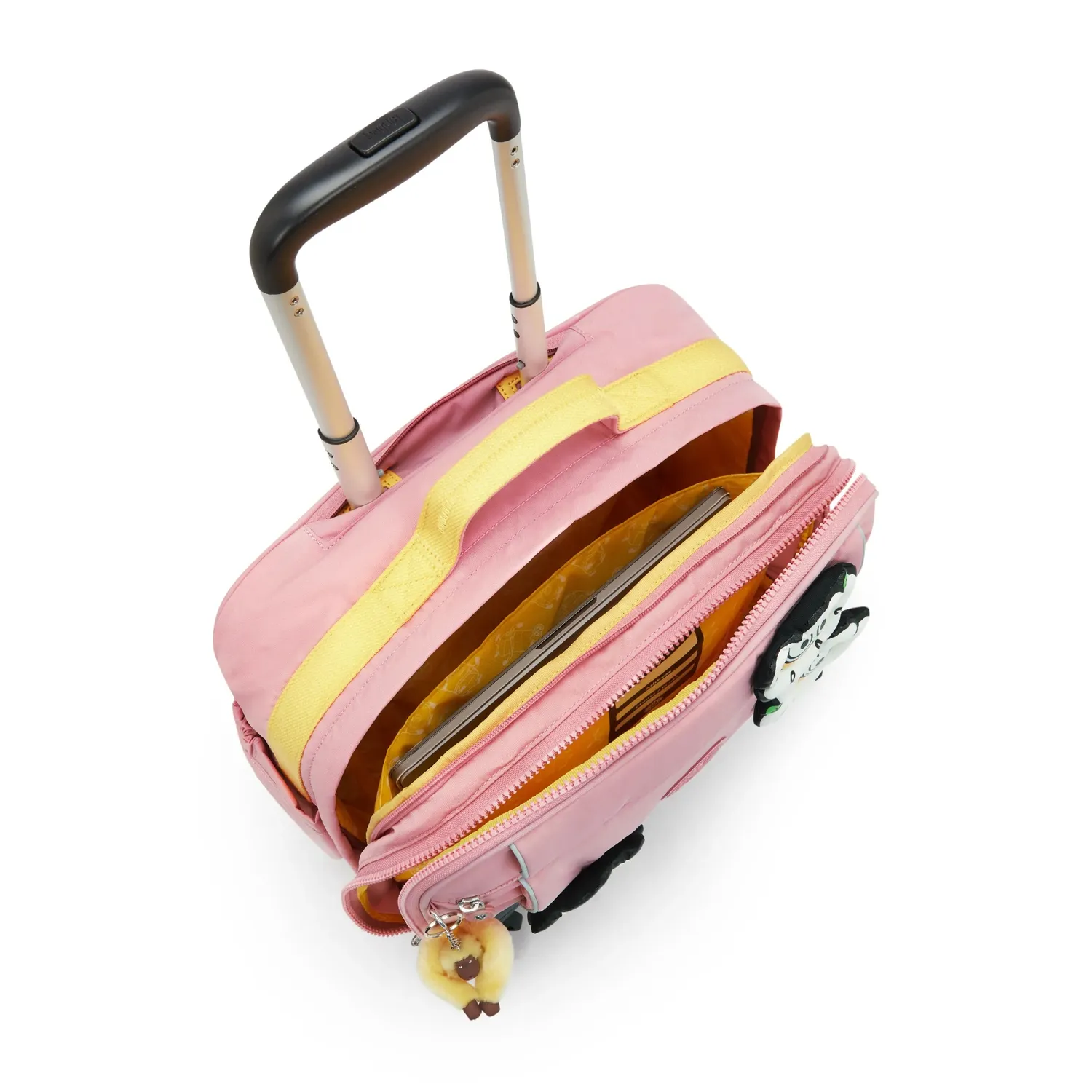 Kipling New Storia trolley Pink Daisy Groot Minions
