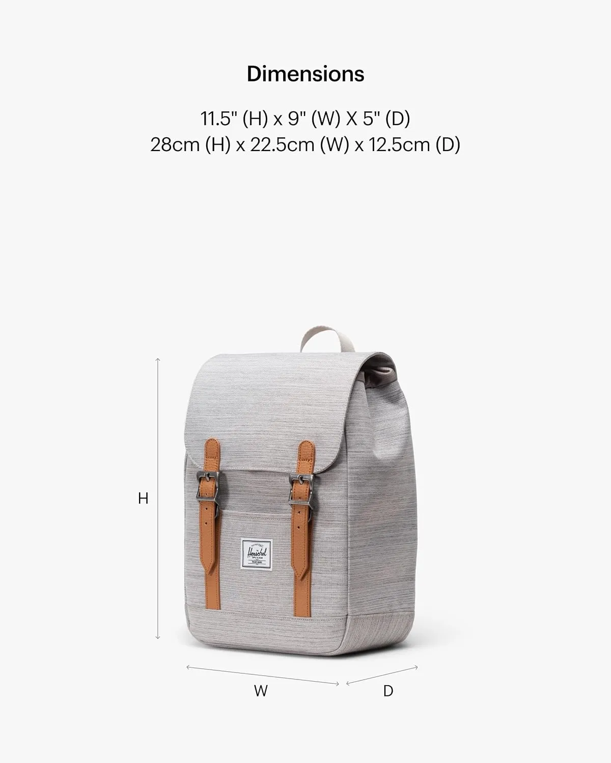 Herschel Retreat rugzak 23L zwart standaard