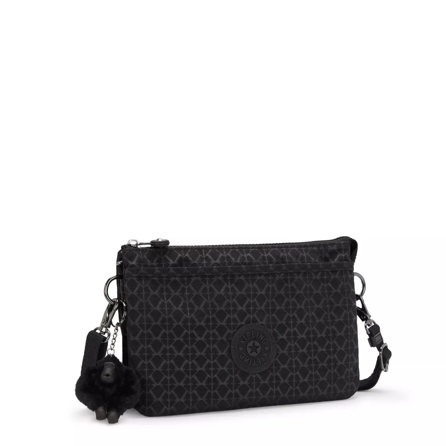 Kipling Riri crossbodytas klein Signature Emb geborduurd