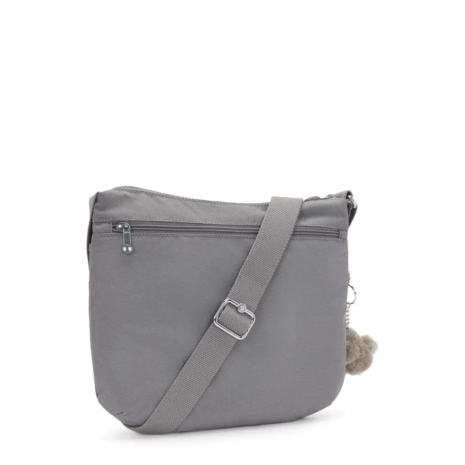 Kipling Arto schoudertas Medium Inviting Grey lichtgewicht