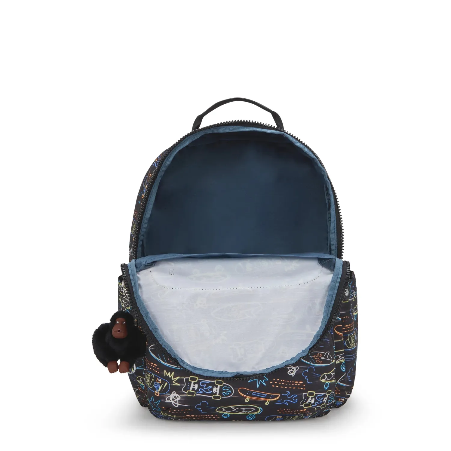 Kipling Seoul College Extra rugzak Neon Skate groot 15 inch
