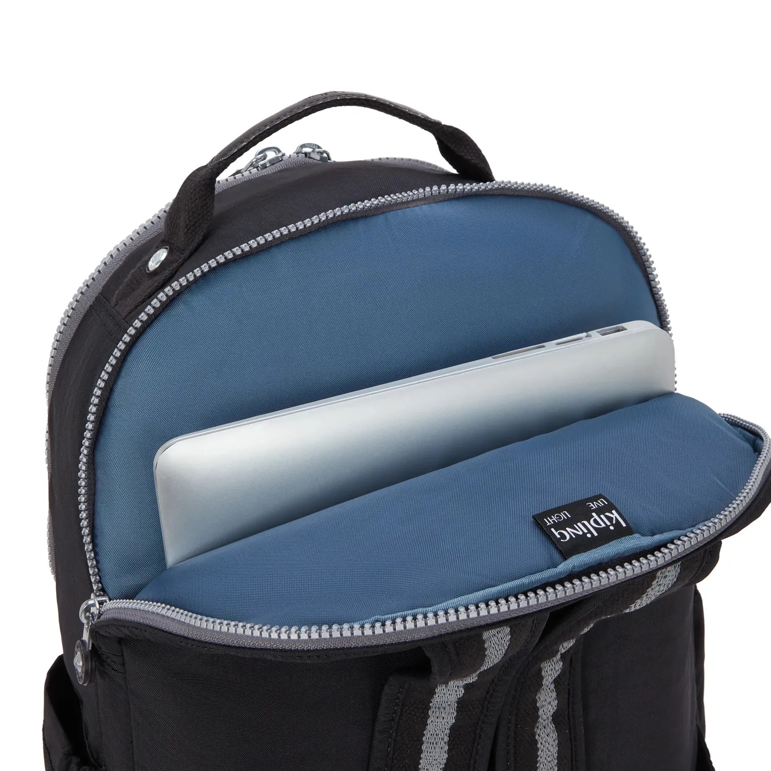 Kipling Seoul Lap rugzak Space Black Block groot 15 inch