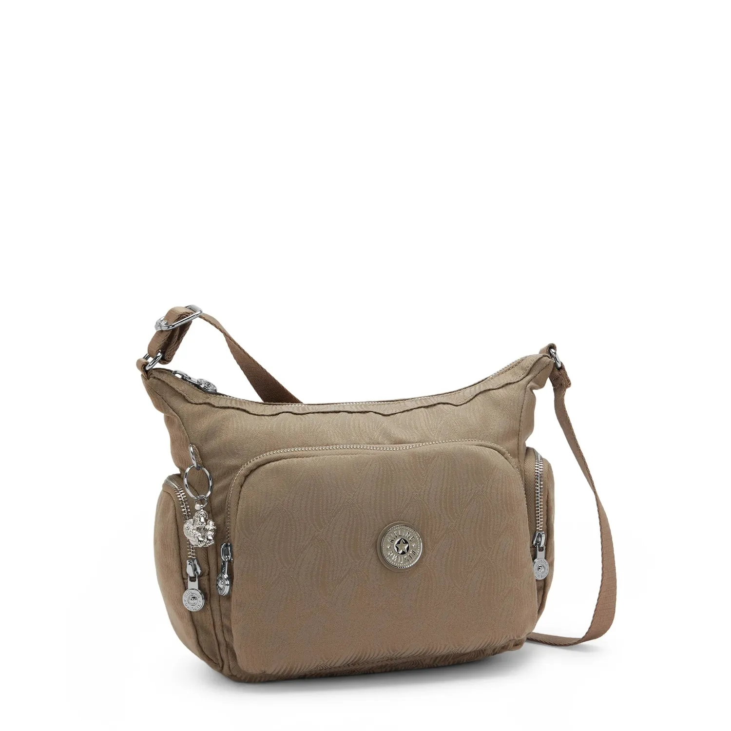 Kipling Gabb S crossbodytas Medium Diamond Wave Jacquard trekkoord