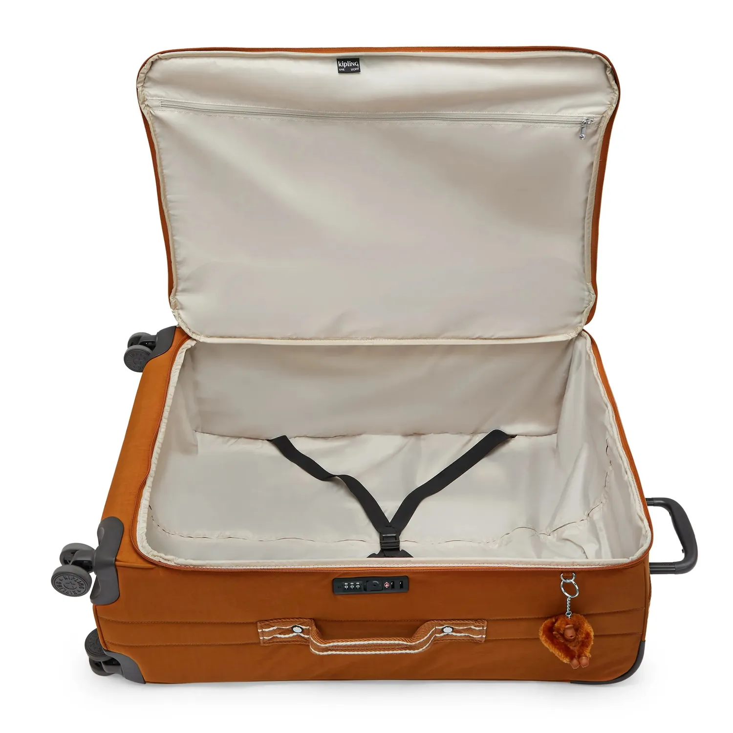 Kipling Jet L koffer Stylish Mokka groot spinner TSA
