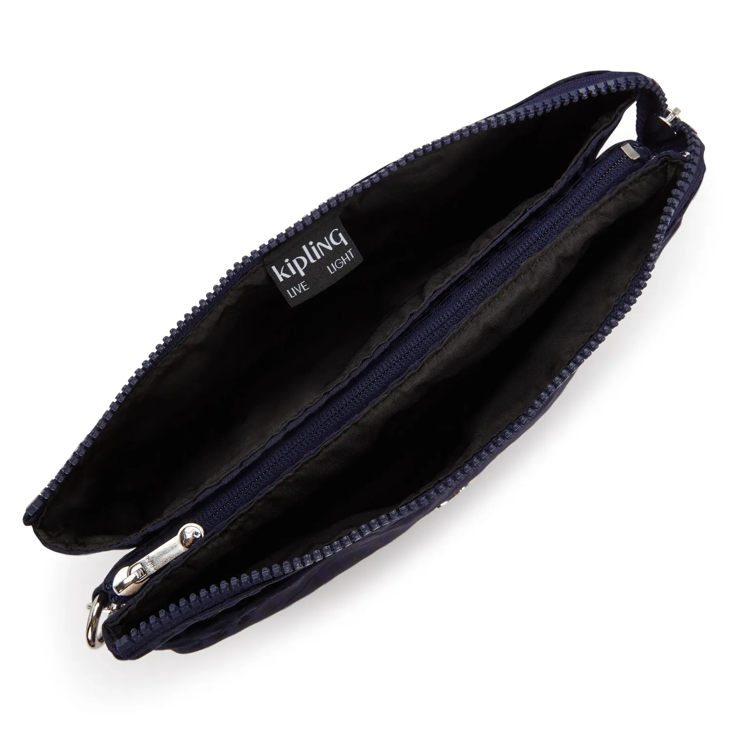 Kipling Riri L schoudertas Night Tile Jacquard medium met ritsvak