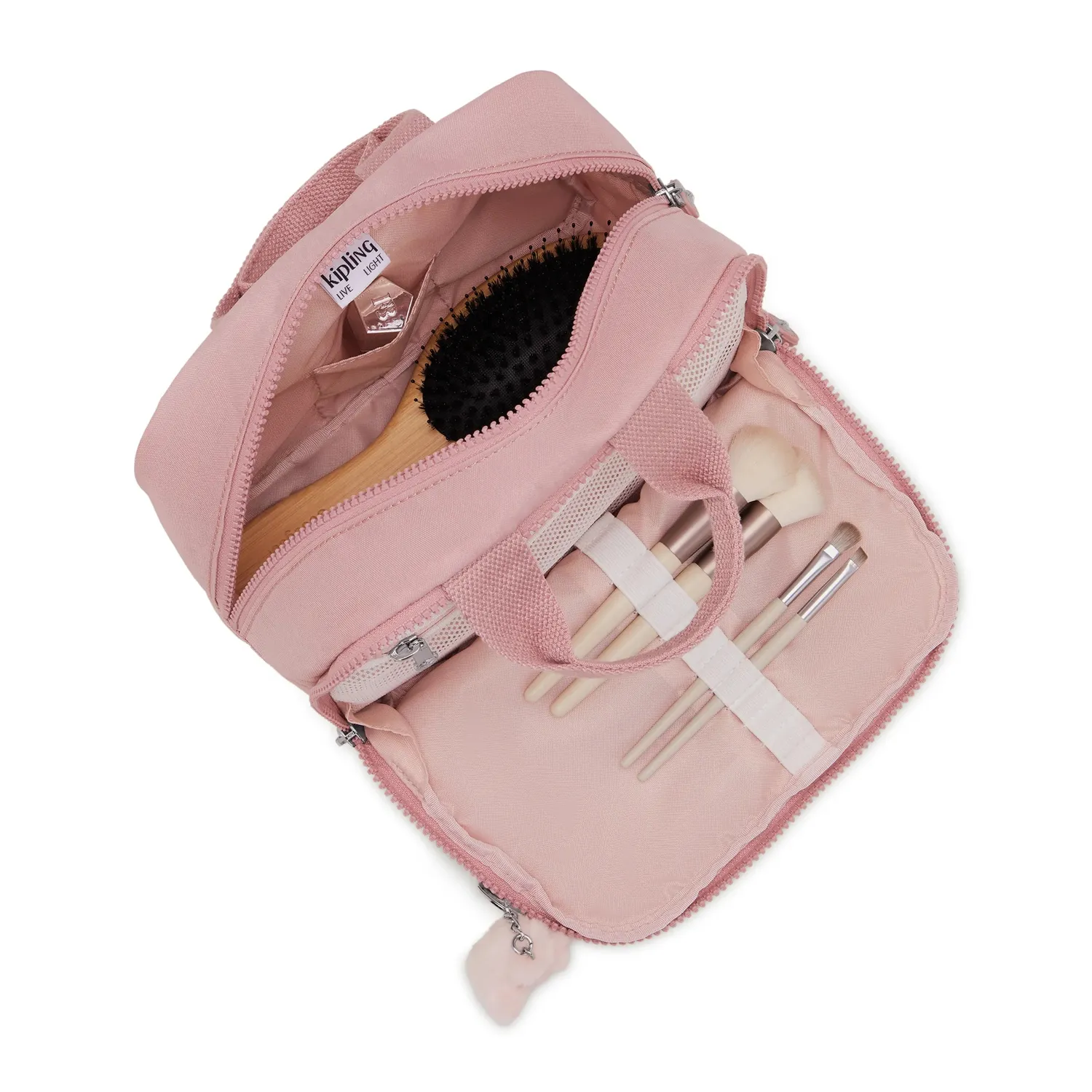 Kipling Beachpalm S toilettas smoky blush medium ritsvakken