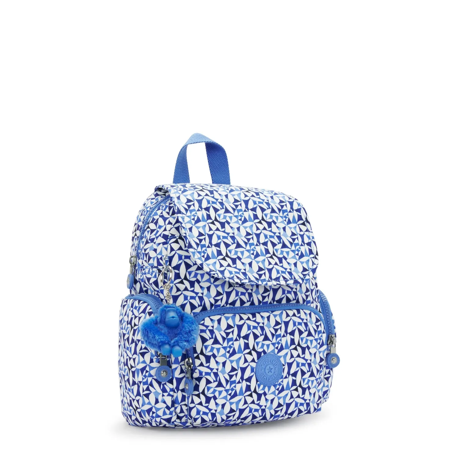 Kipling City Zip Mini rugzak Crazy Leaves klein met print