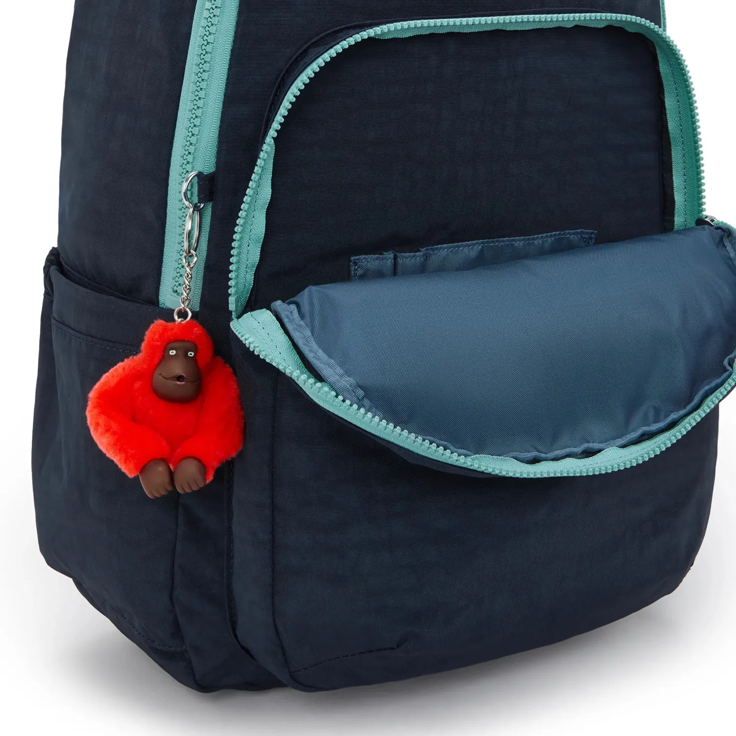 Kipling Seoul rugzak Groot Cosmo Blue Combo waterafstotend