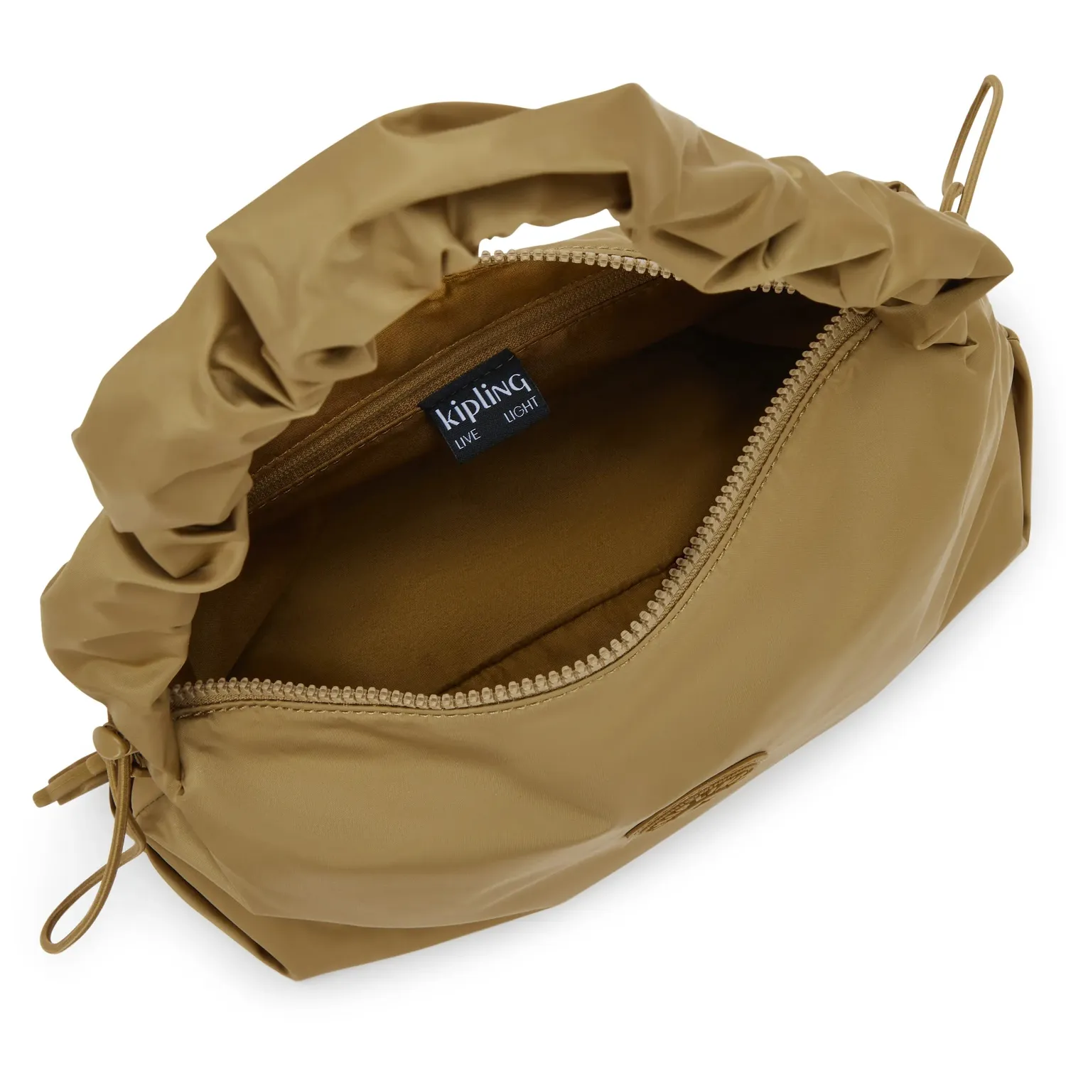 Kipling Eleni M schoudertas Goldish Brown medium bruin