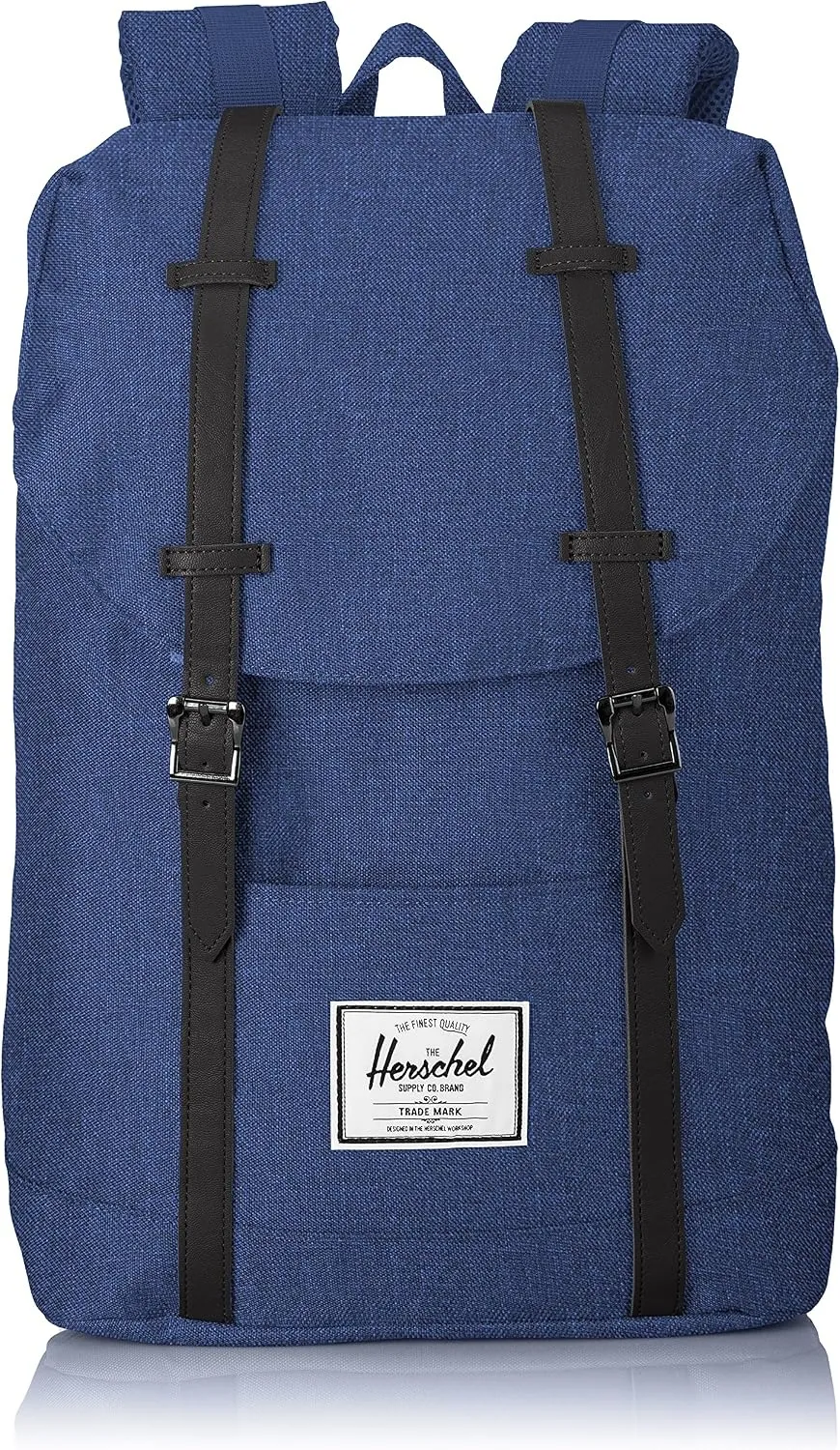 Herschel Retreat rugzak 19,5L Eclipse Crosshatch zwart canvas