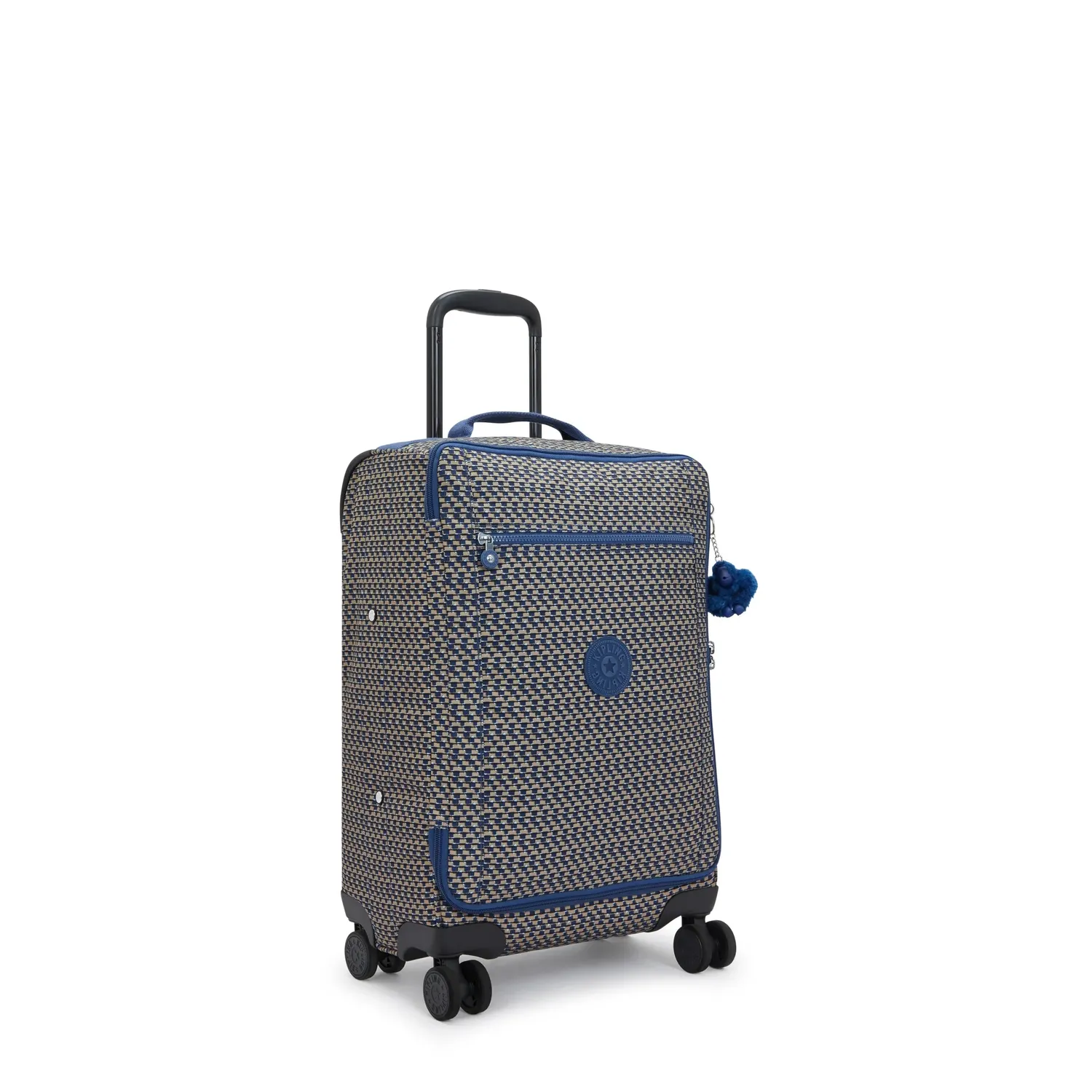 Kipling Jet S handbagagekoffer Klein Blue on Wire met TSA-slot