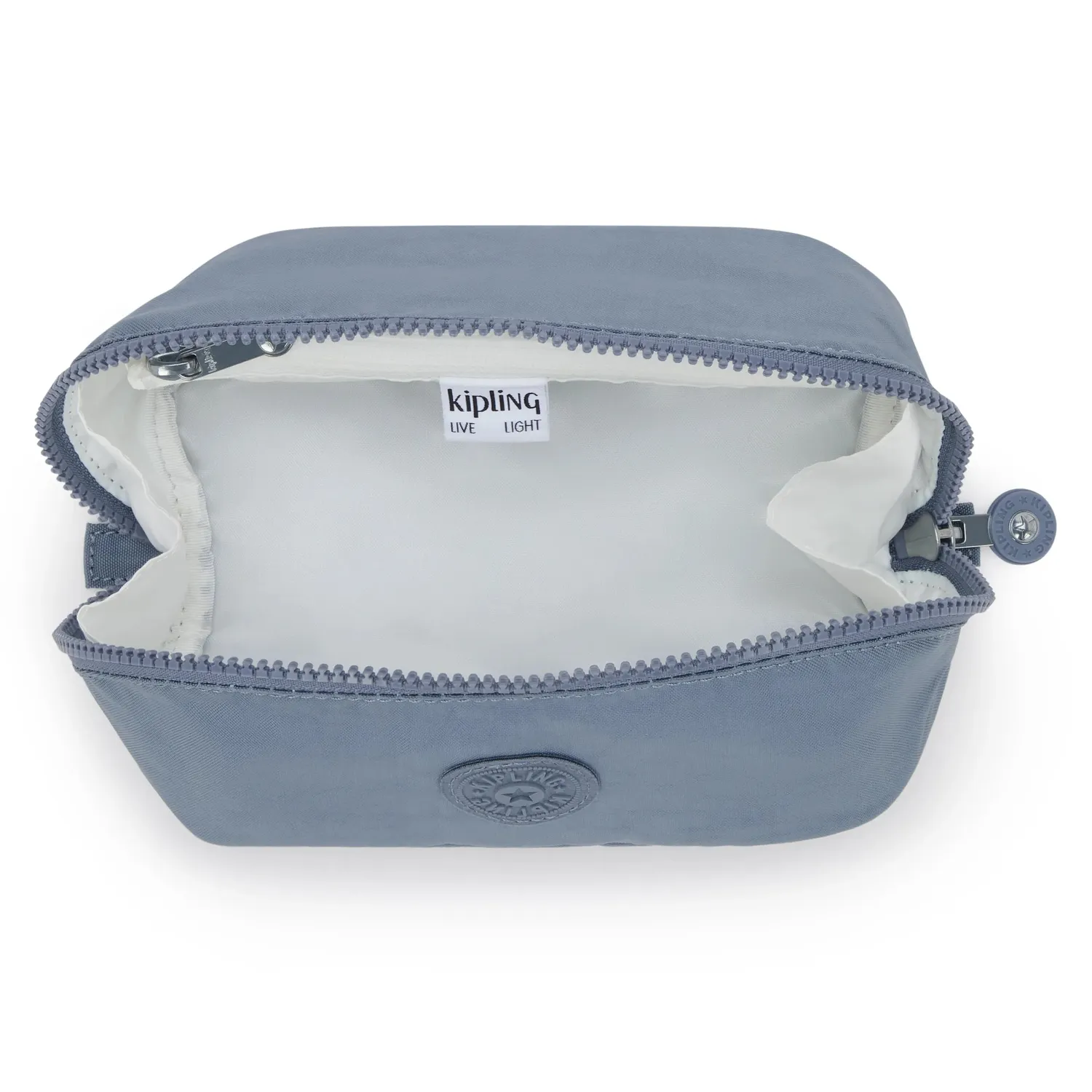 Kipling Mirko S make-uptasje Blue Stone klein blauw