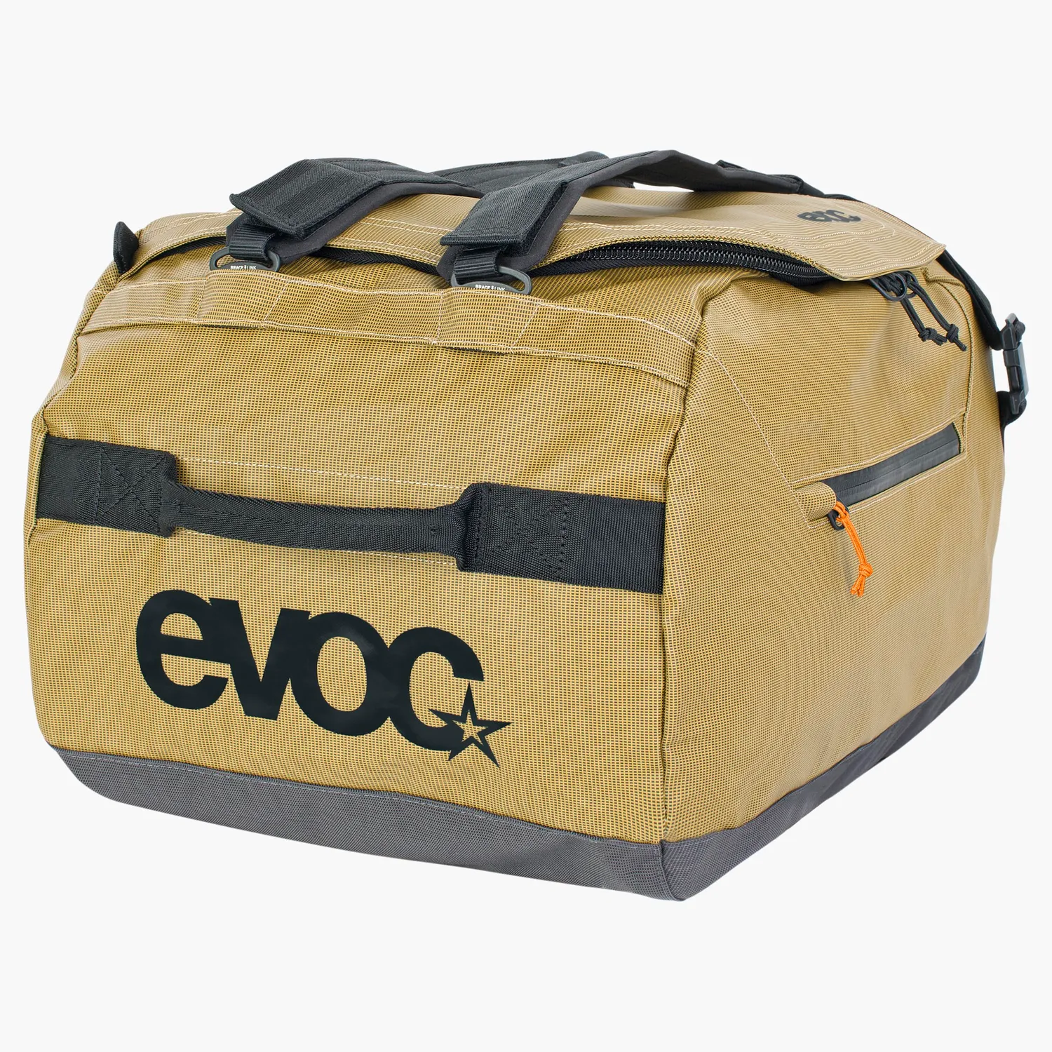 Evoc Duffle Bag 40 reistas curry-black waterafstotend