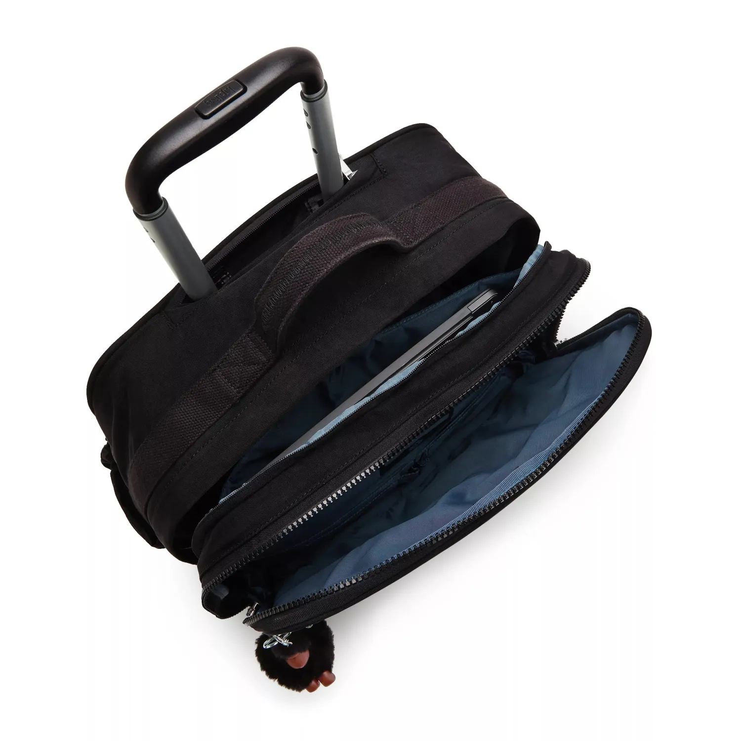 Kipling New Storia schooltas met wielen True Black Groot laptopvak