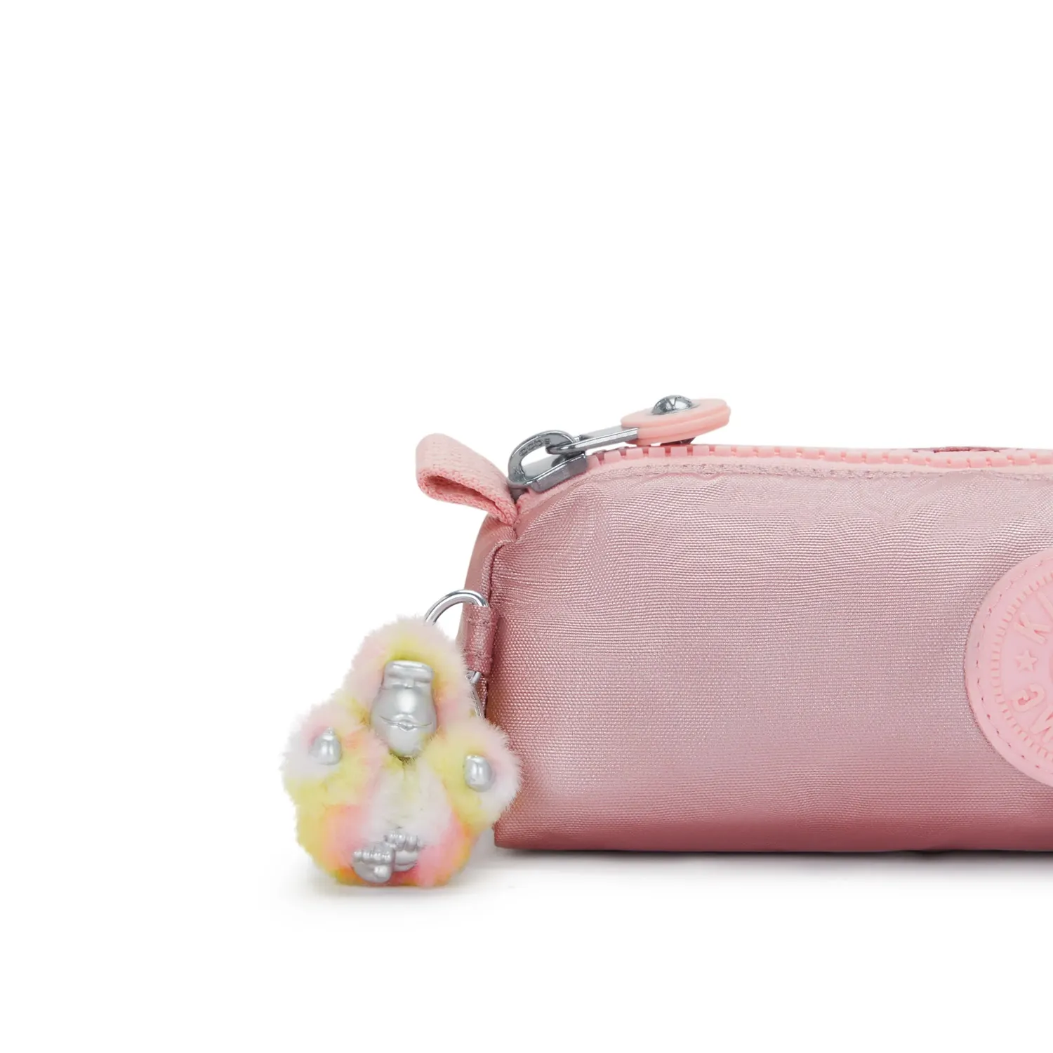 Kipling Freedom pennenzak Medium Bronze Pink Metallic nylon