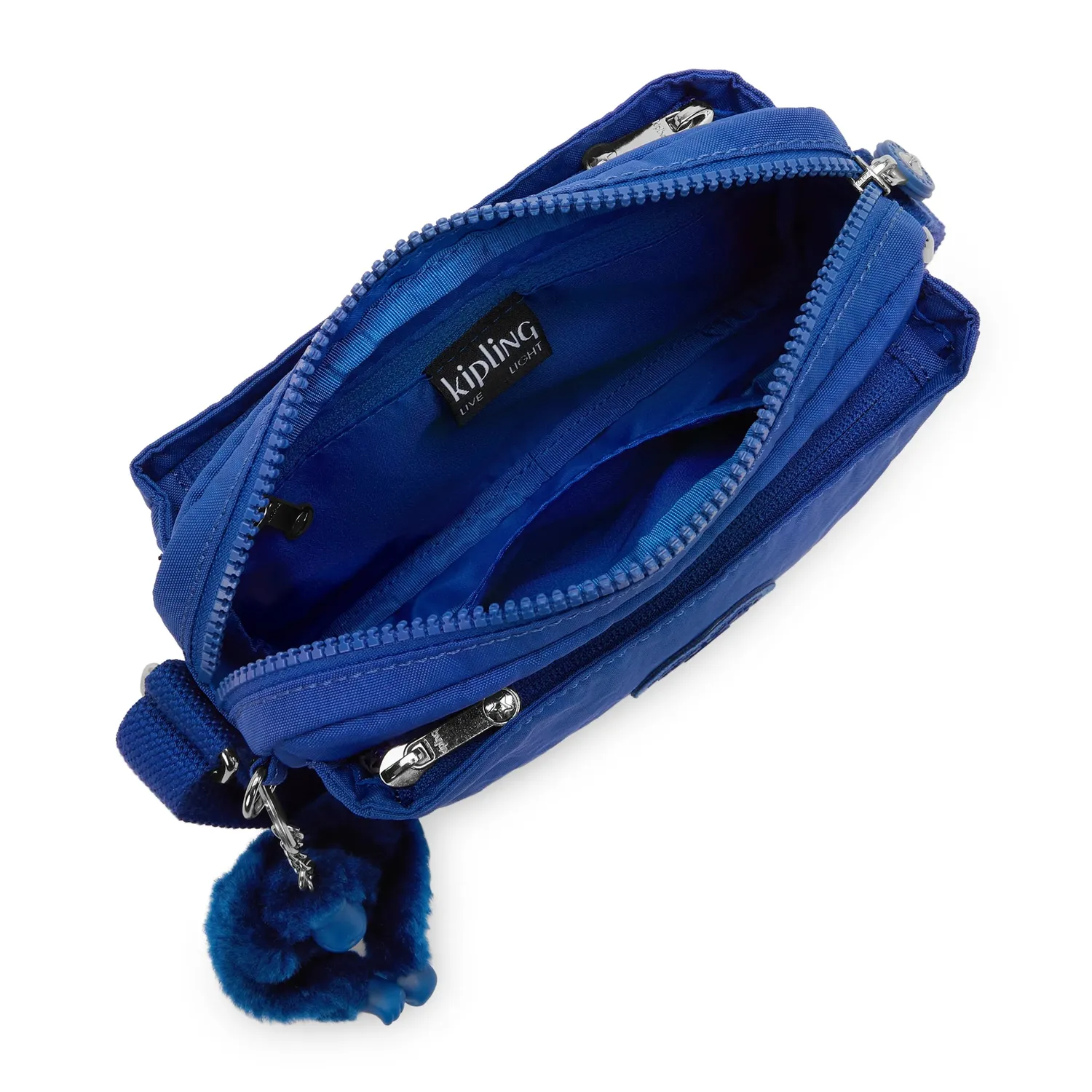 Kipling Abanu crossbodytas Blazing Blue Klein compact