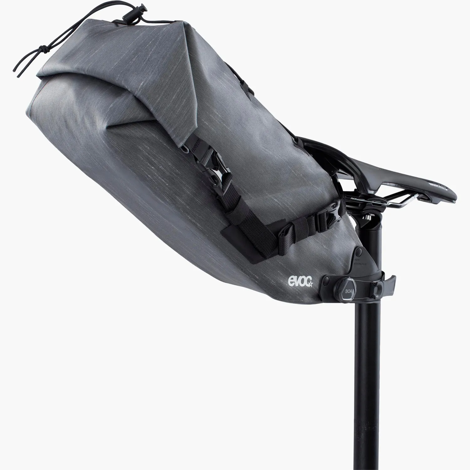 Evoc Seat Pack Boa WP 8 zadeltas carbon grey 8L