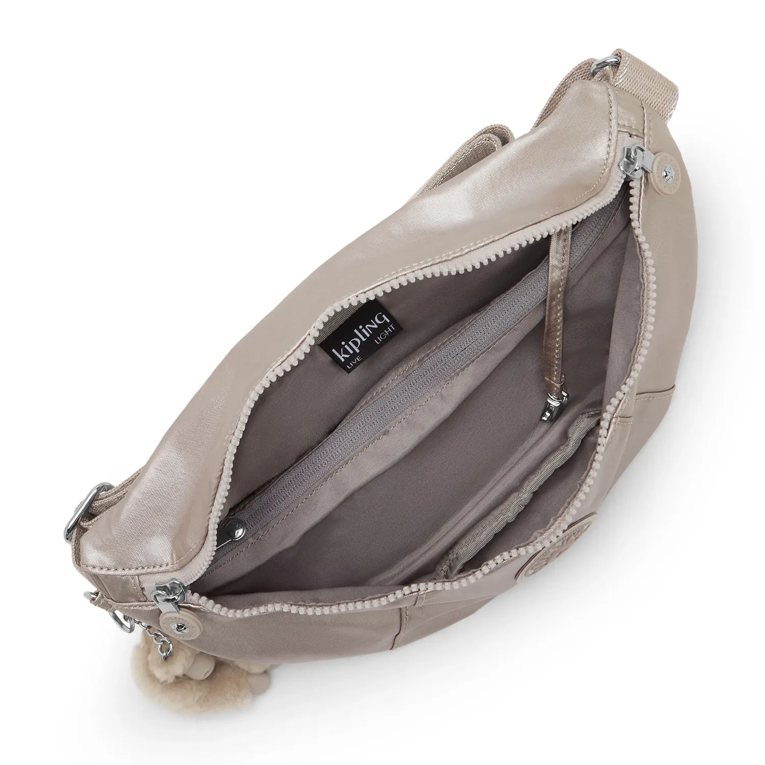 Kipling Maci heuptas Metallic Glow Medium crossbody