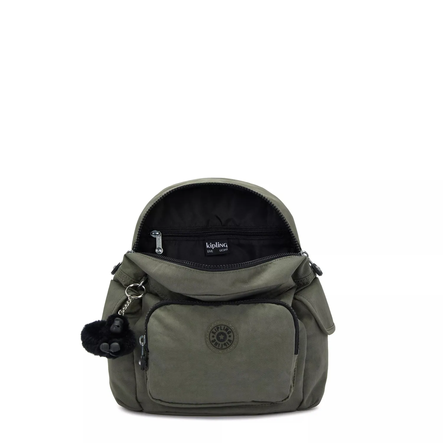 Kipling City Pack Mini rugzak Green Moss extra klein groen