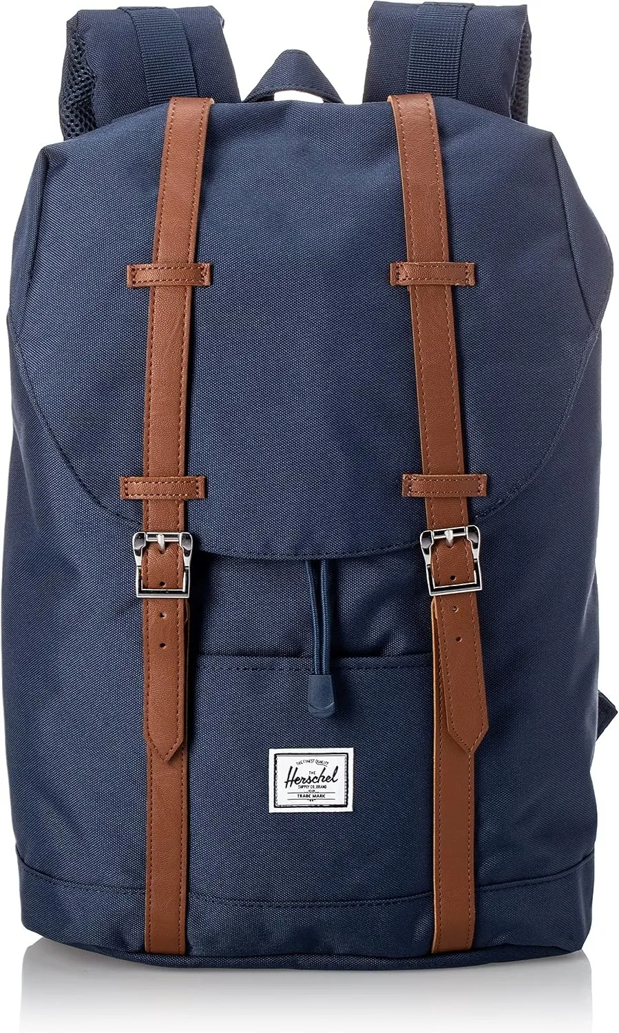 Herschel Supply Retreat 19.5L Rugzak Navy Tan Leer