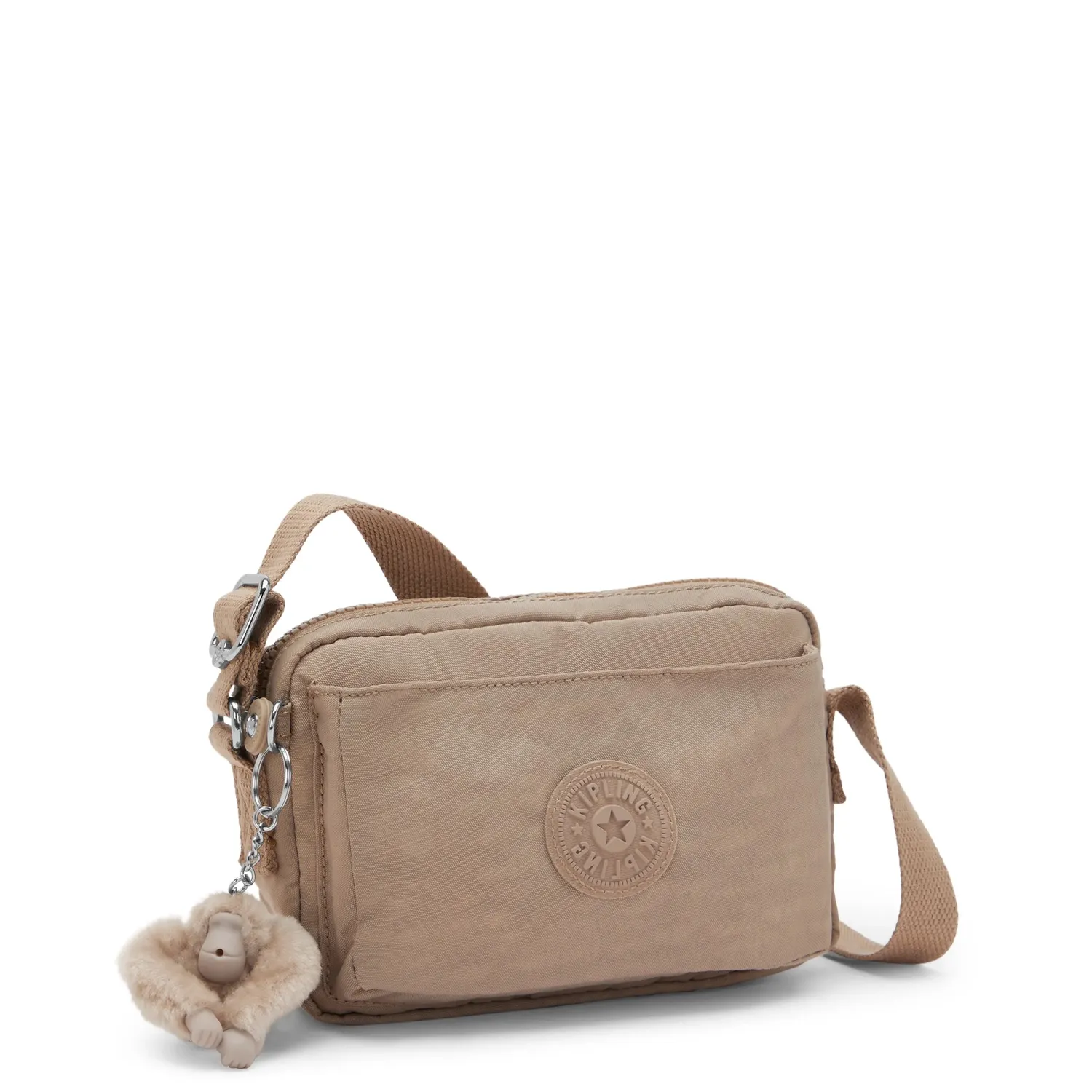 Kipling Abanu crossbodytas klein tan beige compact