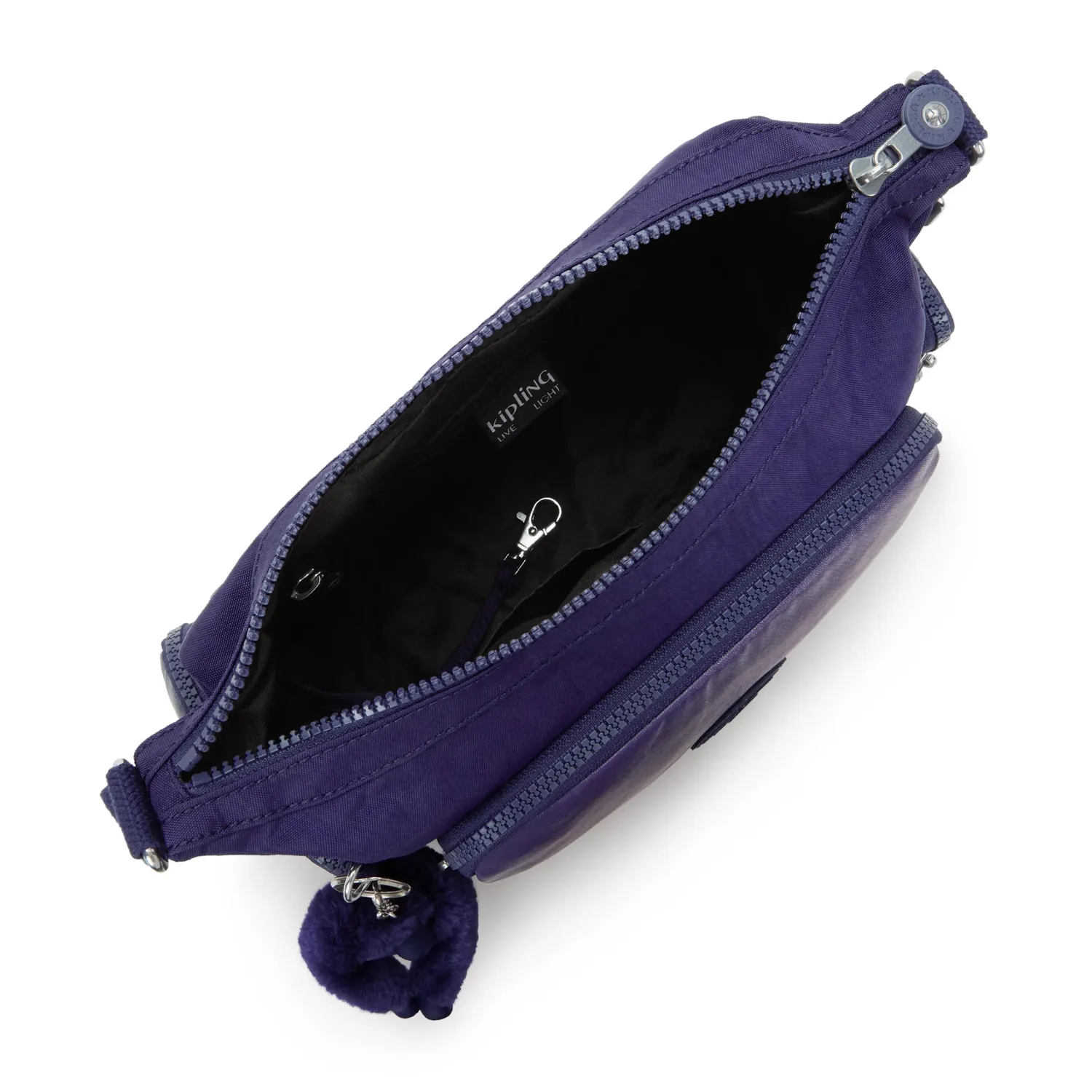 Kipling Gabb S crossbodytas Medium Moonlit Shine met ritsvak
